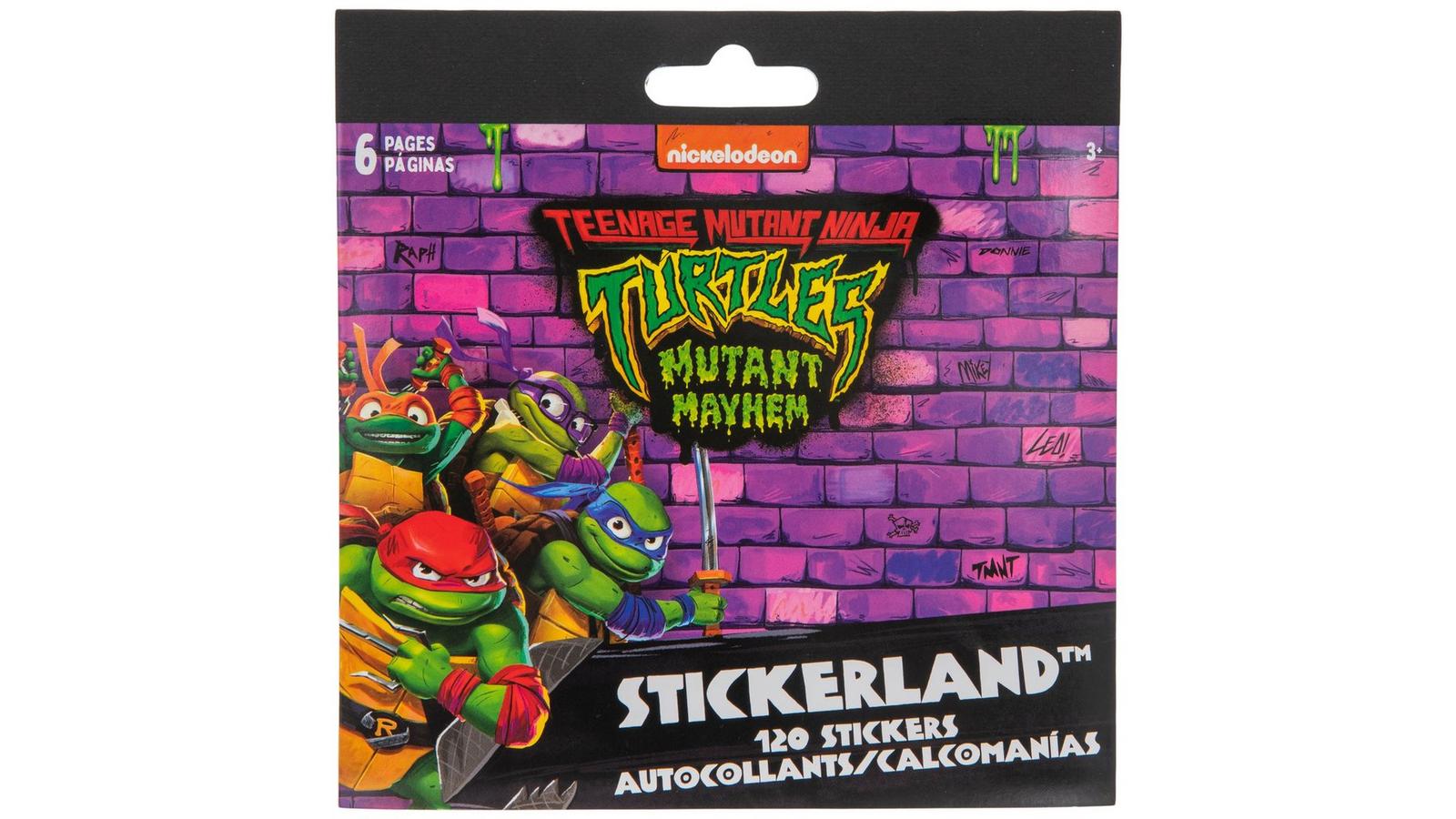 Teenage Mutant Ninja Turtles Create-A-Scene Over 1000 TMNT adesivi