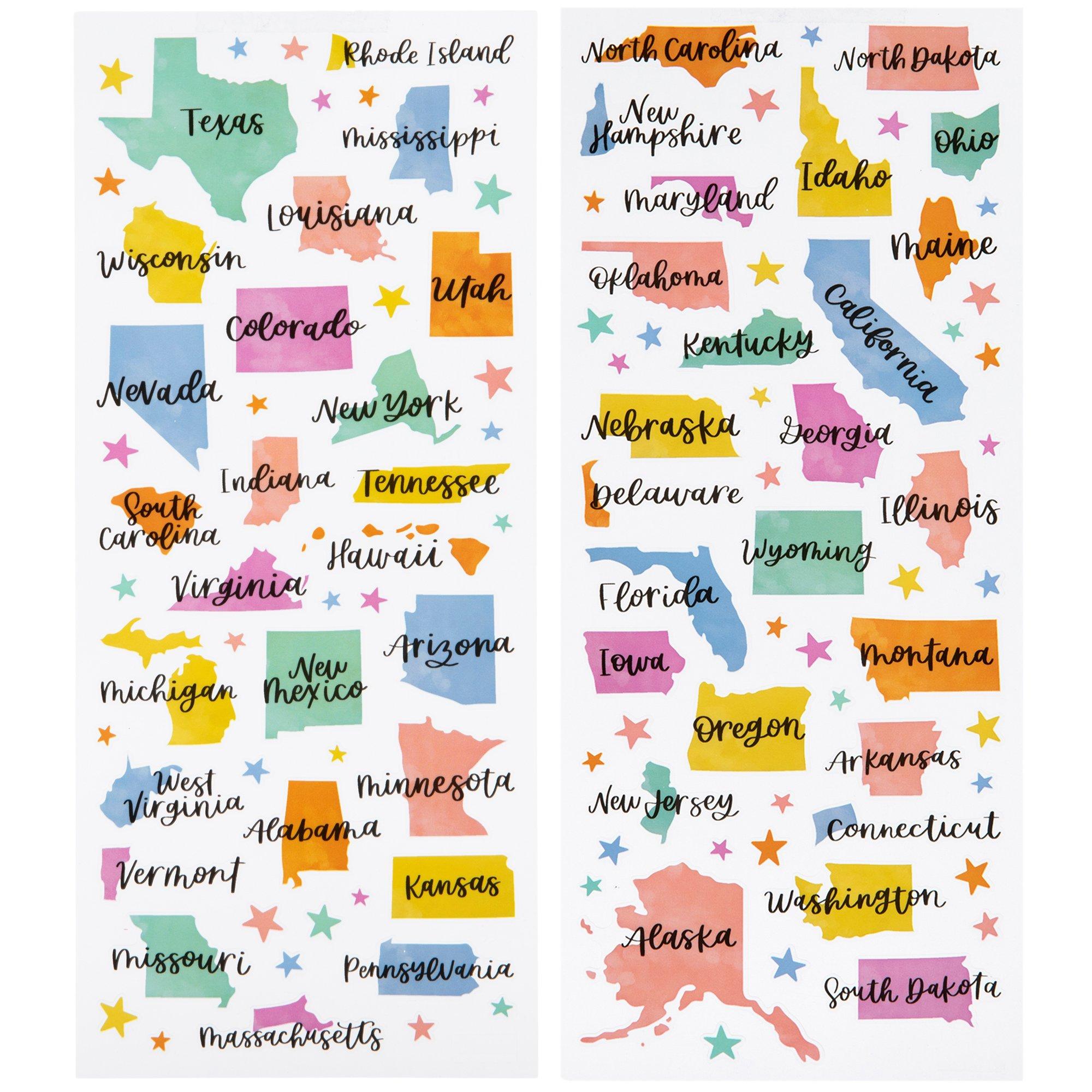 Stars & States Stickers | Hobby Lobby | 2400745