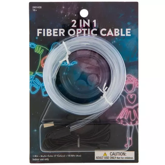 2-In-1 Fiber Optic Cable | Hobby Lobby | 2401438