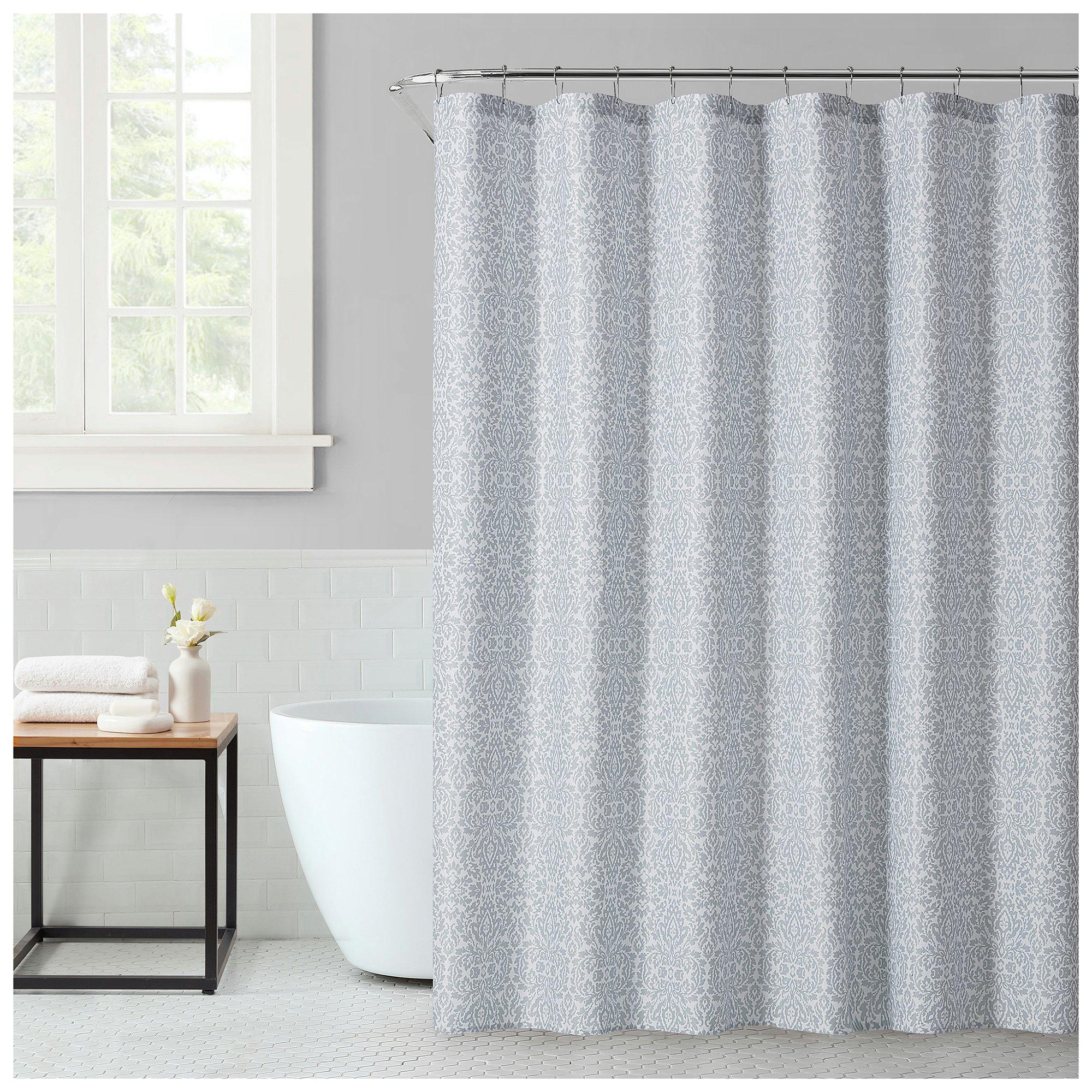 Sage & White Damask Shower Curtain | Hobby Lobby | 2401453