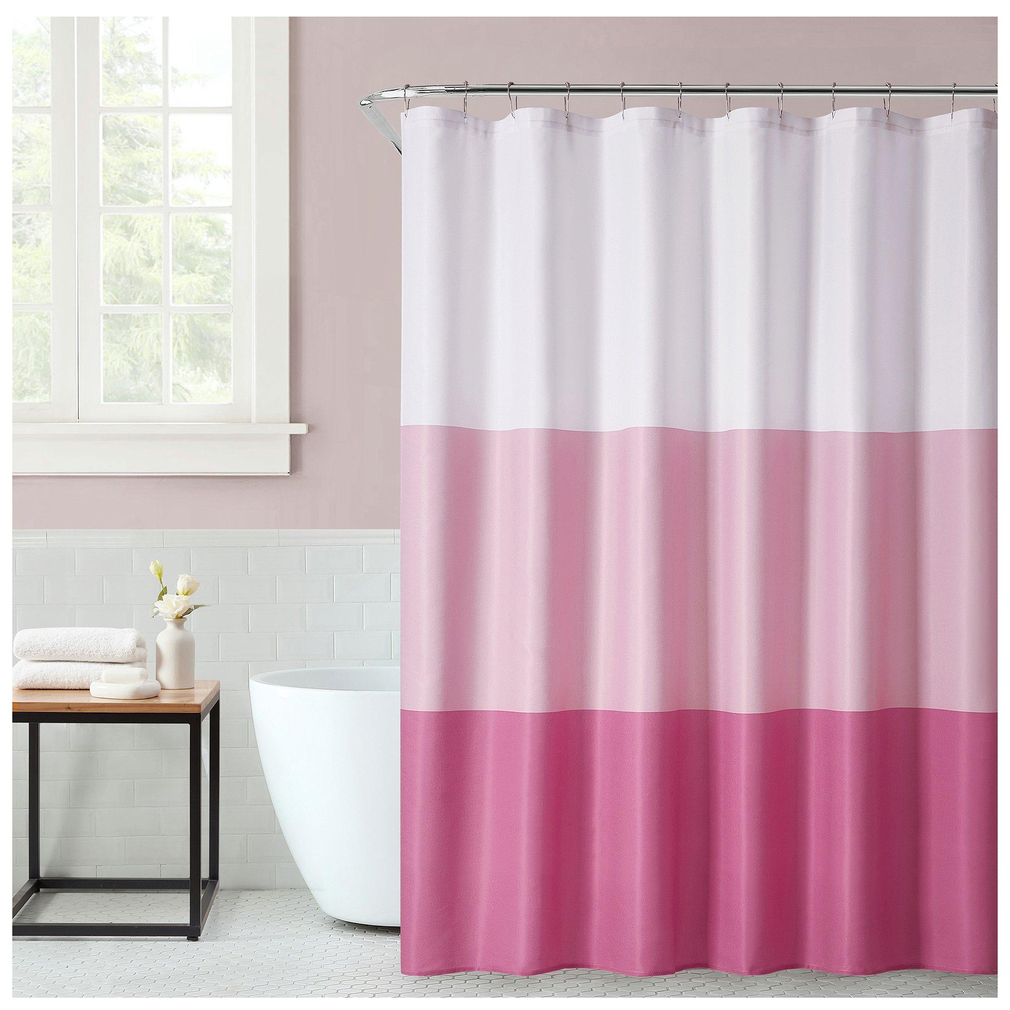 Pink & White Block Shower Curtain Hobby Lobby 2401529