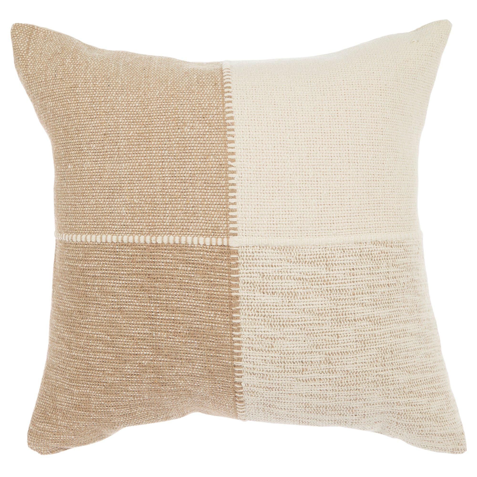 Beige & Cream Square Pillow | Hobby Lobby | 2401768