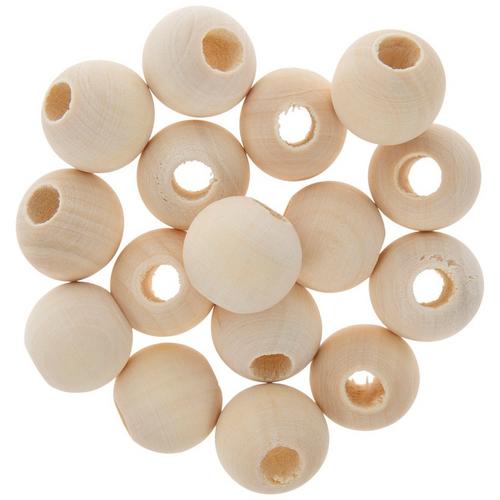 Round Wood Beads  20mm