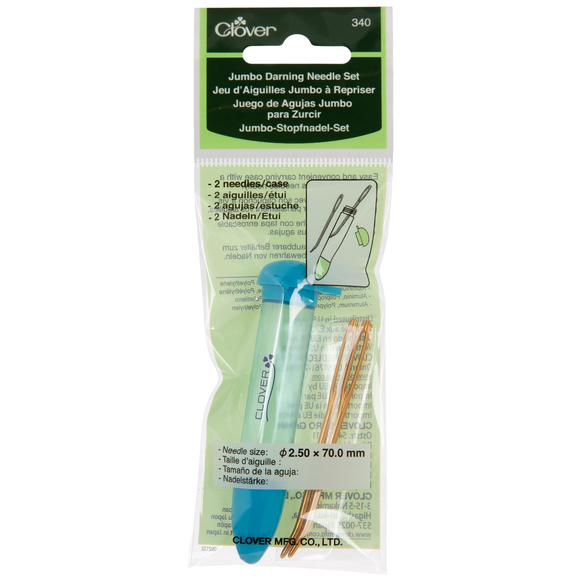 Darning Needle Big Eye Sewing Needle In Transparent Tube, Darning Needle  For Wool, Crochet And Yarn