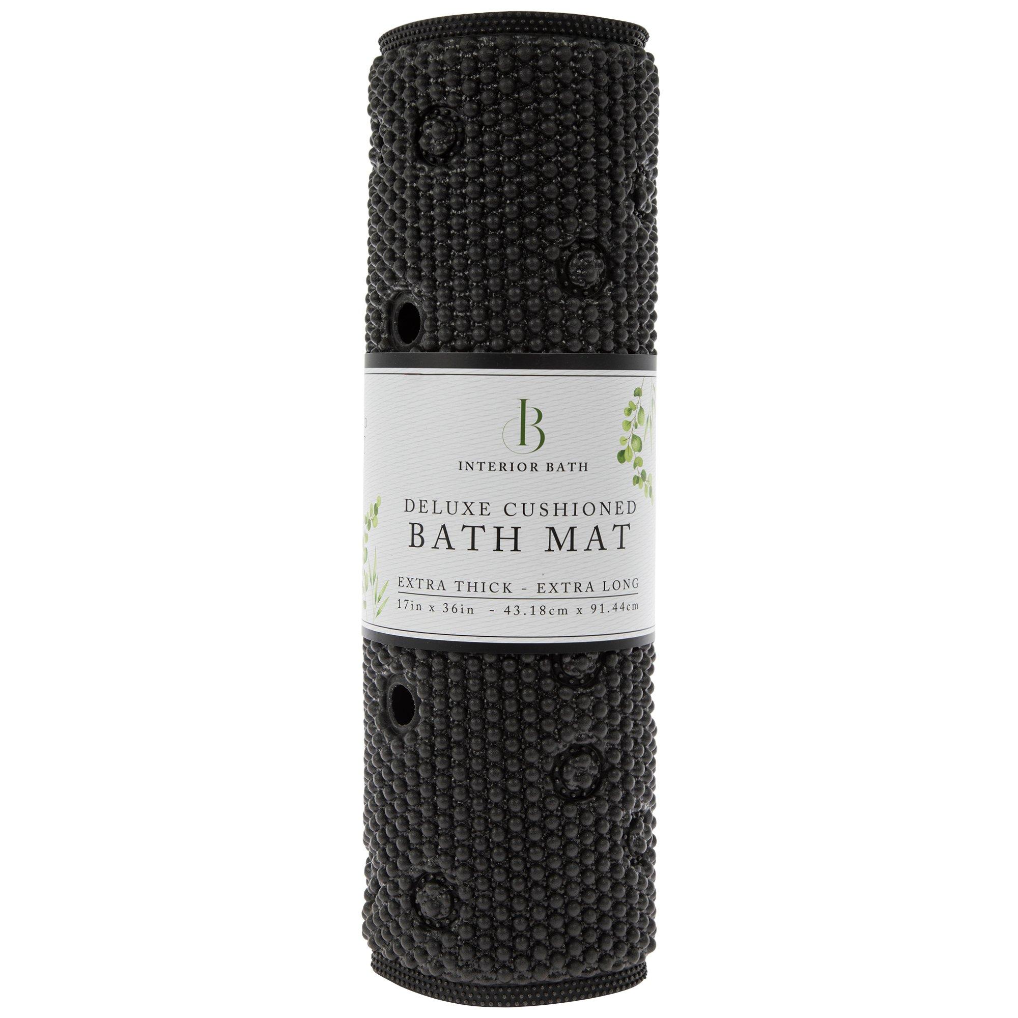 Black Deluxe Cushioned Bath Mat Hobby Lobby 2403731