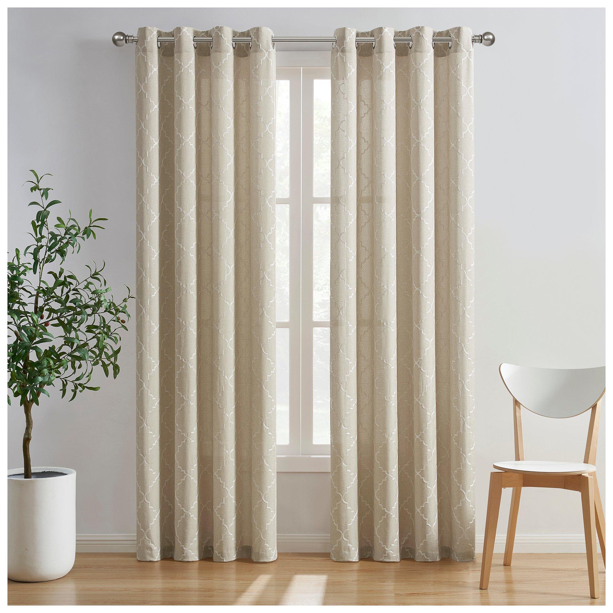 Quatrefoil Light Filtering Window Curtain | Hobby Lobby | 2404812