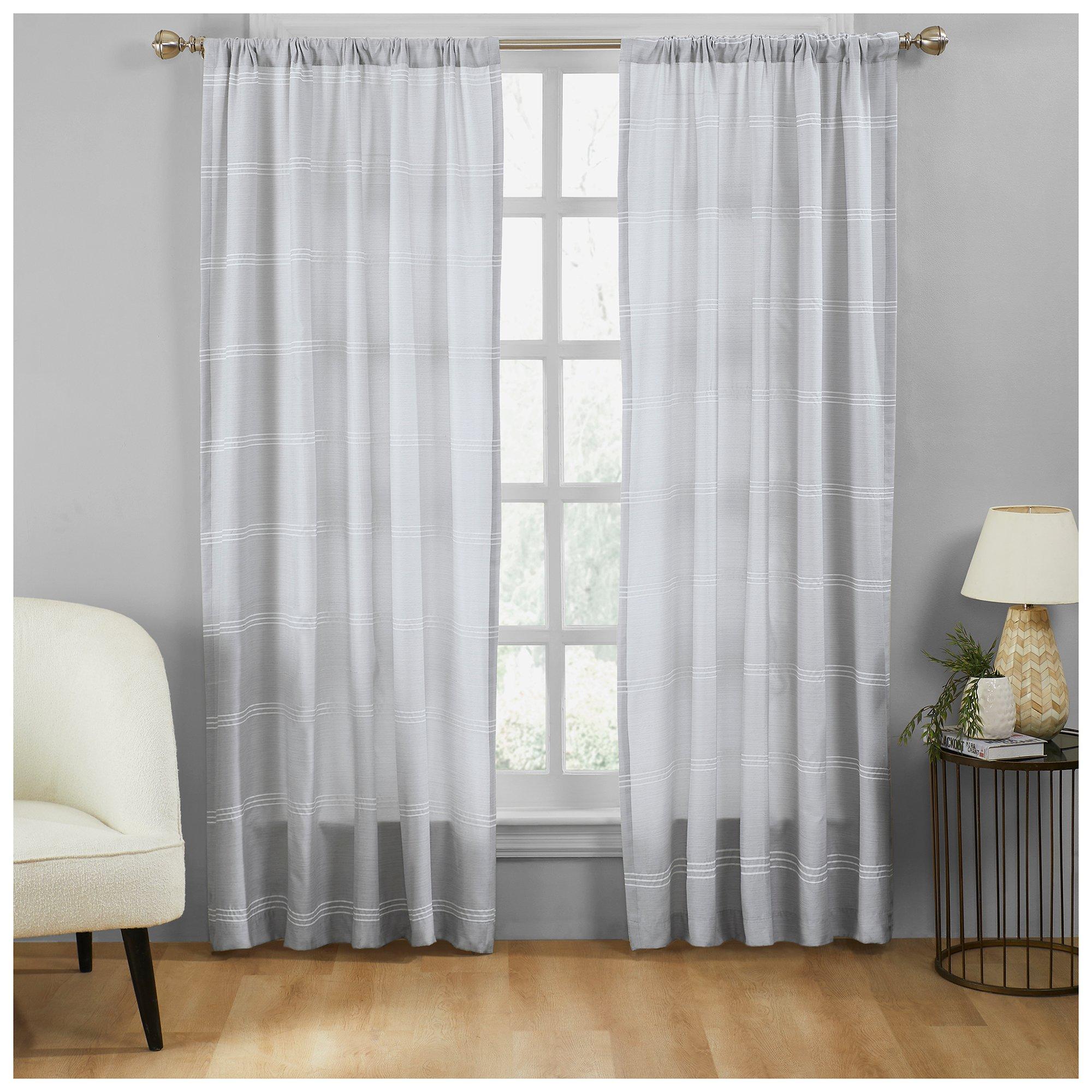 Gray Striped Light Filtering Window Curtain Hobby Lobby 2404838