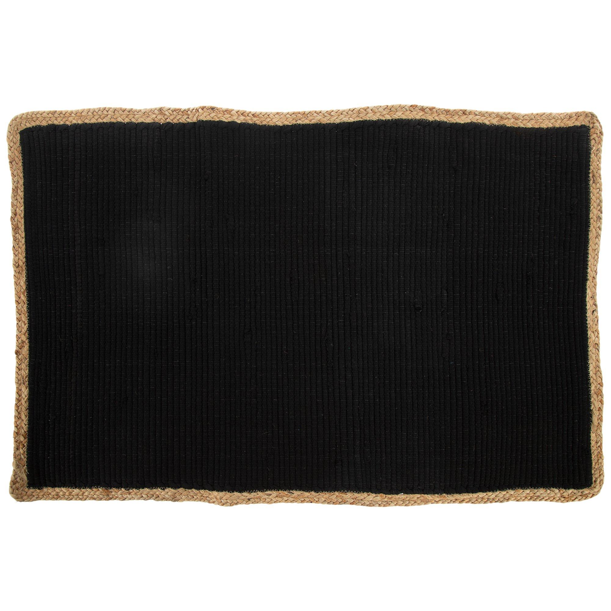 Black Braided Chindi Rug Hobby Lobby 2405678