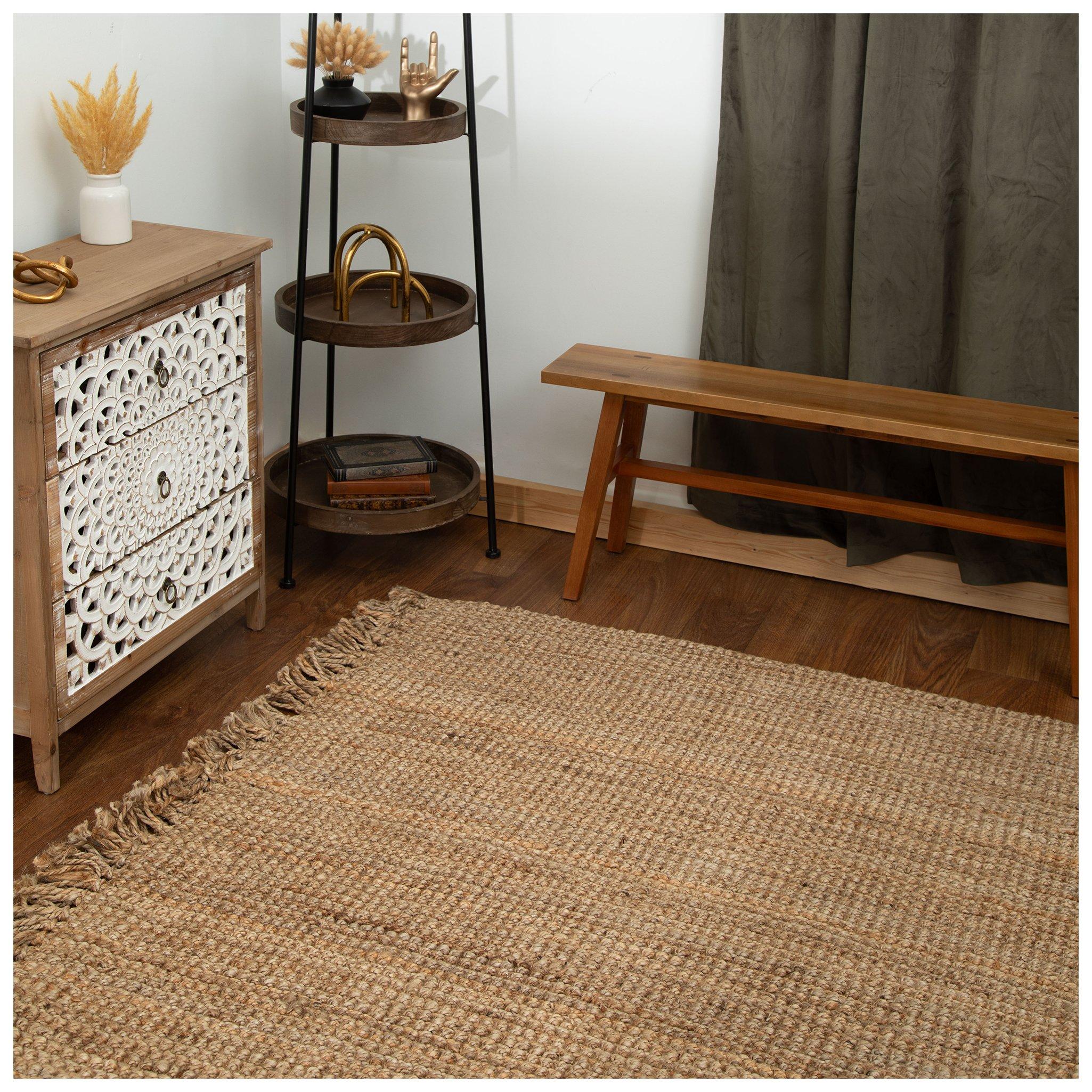 Fringed Flatweave Jute Rug | Hobby Lobby | 2405736