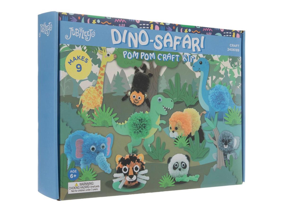 Dino-Safari Pom Pom Craft Kit | Hobby Lobby | 2406189