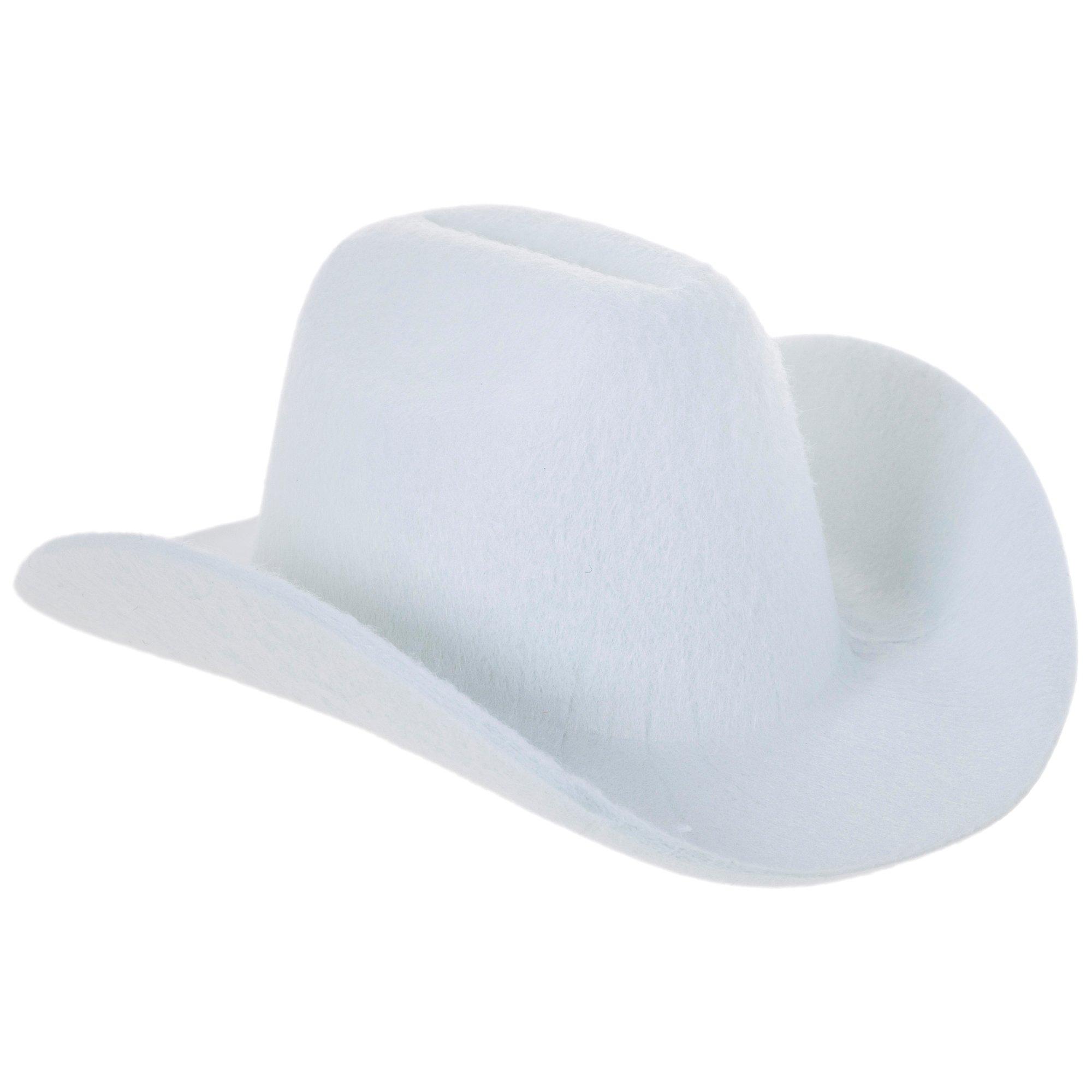 White Mini Felt Cowboy Hat | Hobby Lobby | 2406643