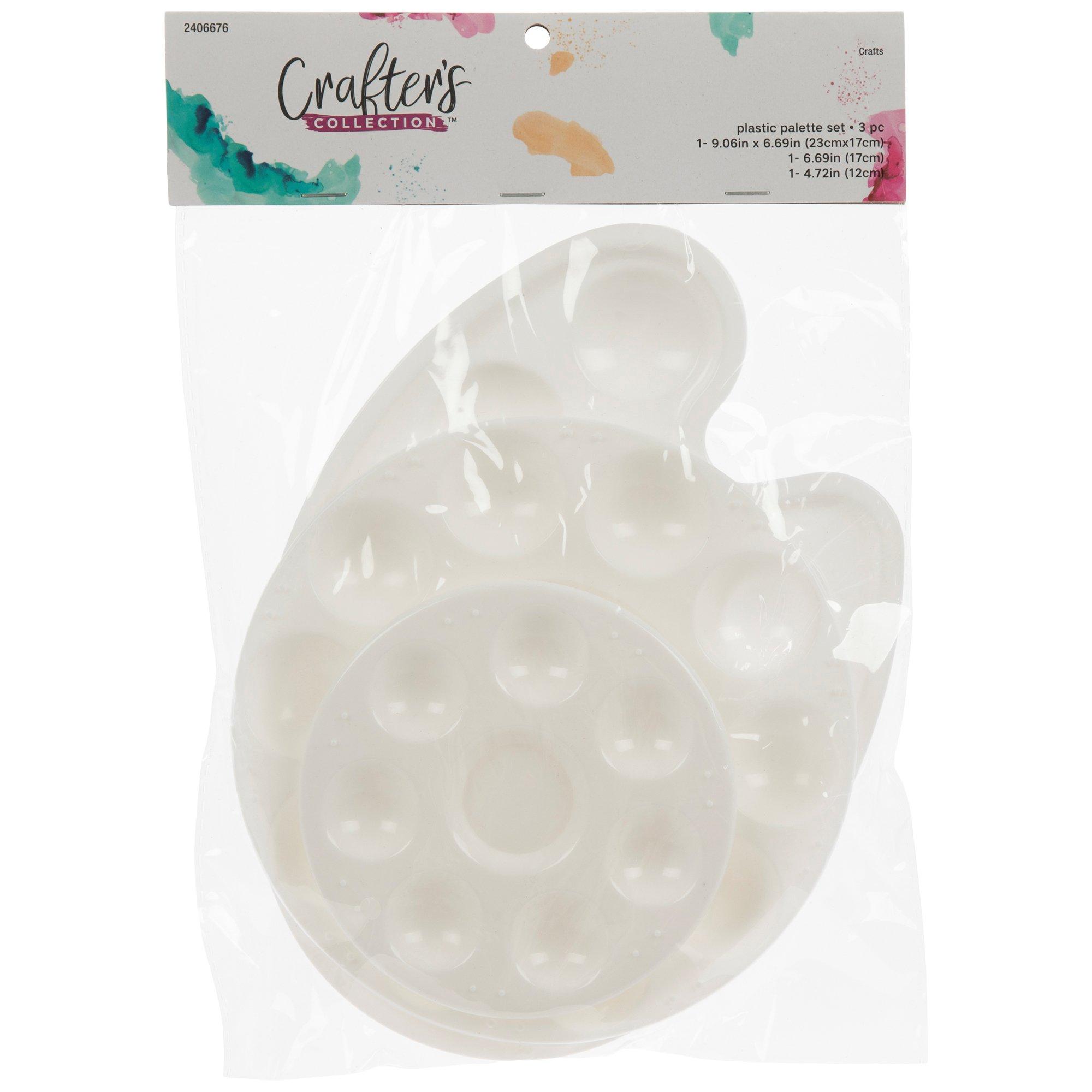 White Paint Palettes 3 Piece Set Hobby Lobby 2406676