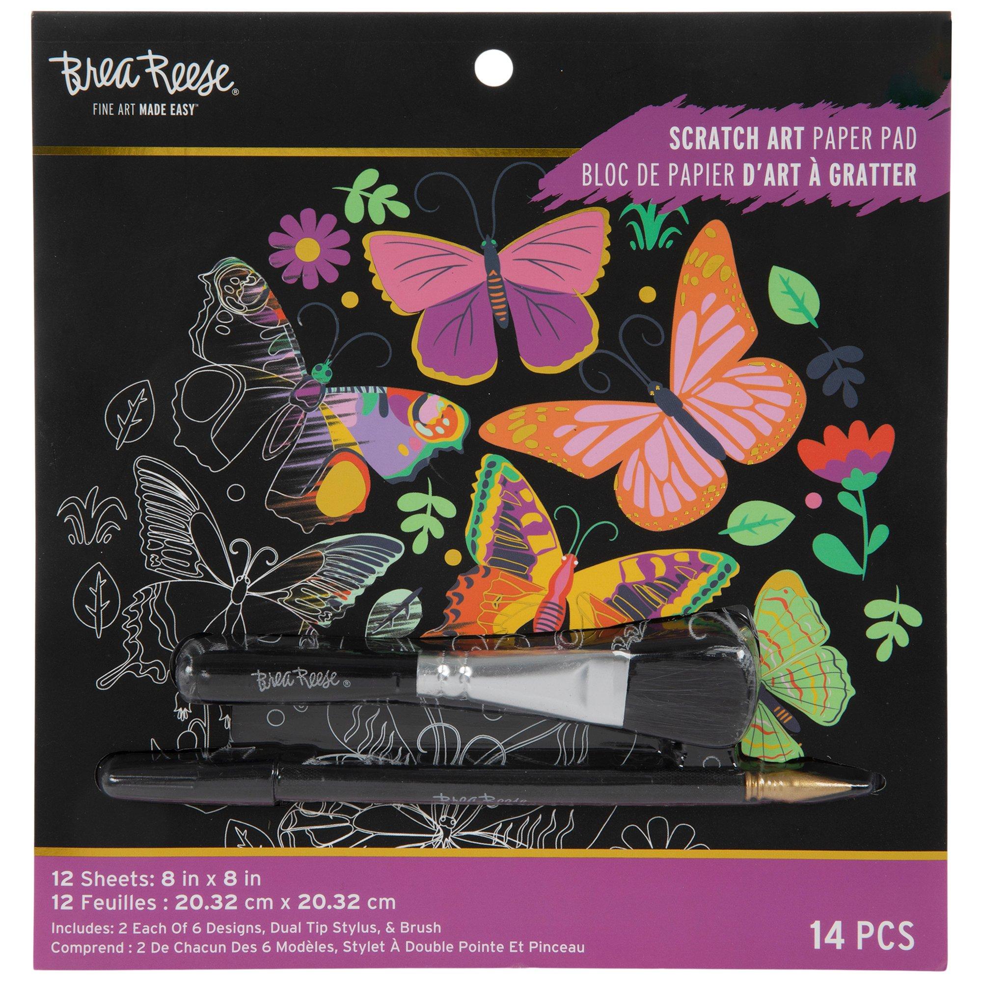 Butterfly Scratch Art Paper Pad | Hobby Lobby | 2407047