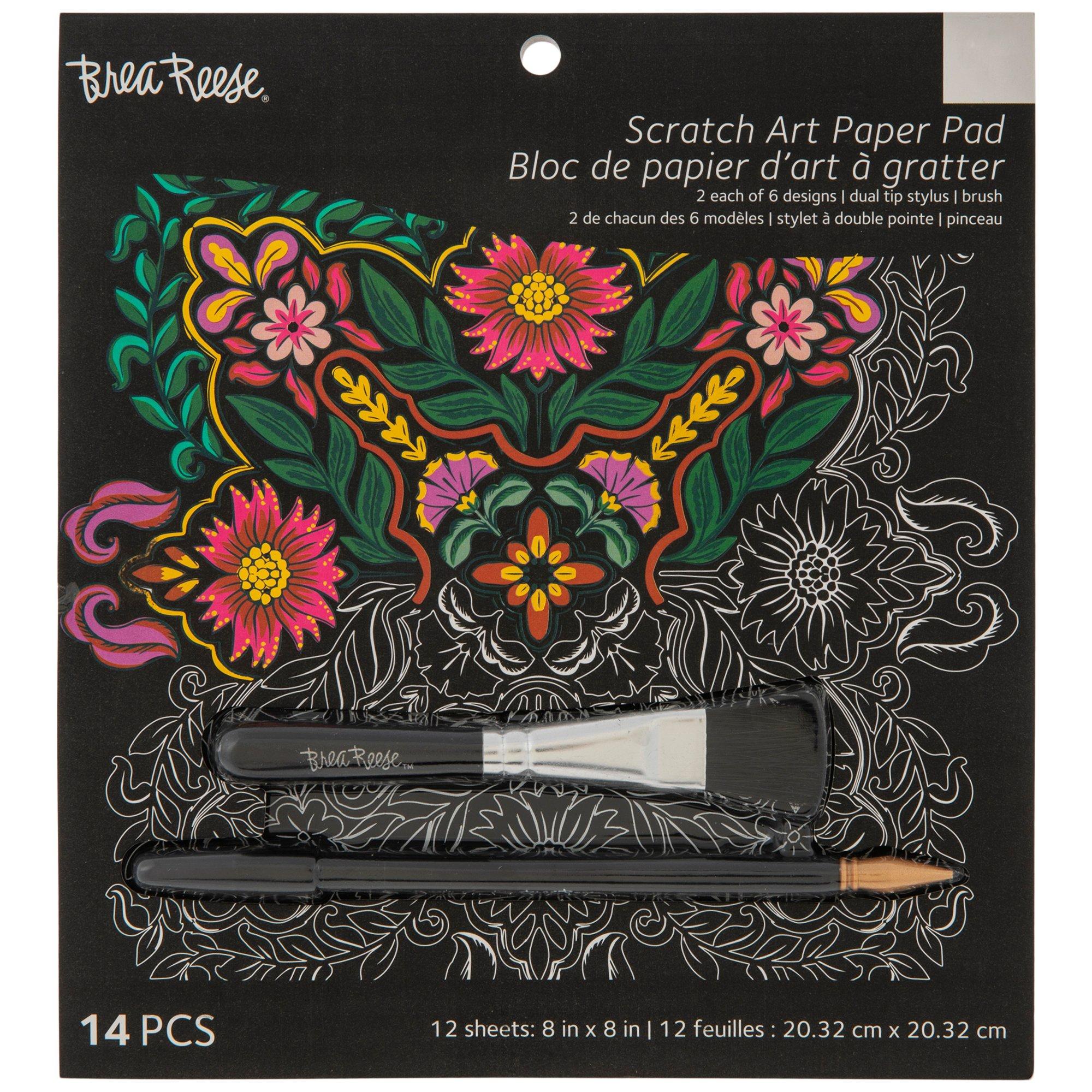 Mandala Scratch Art Paper Pad Hobby Lobby 2407054