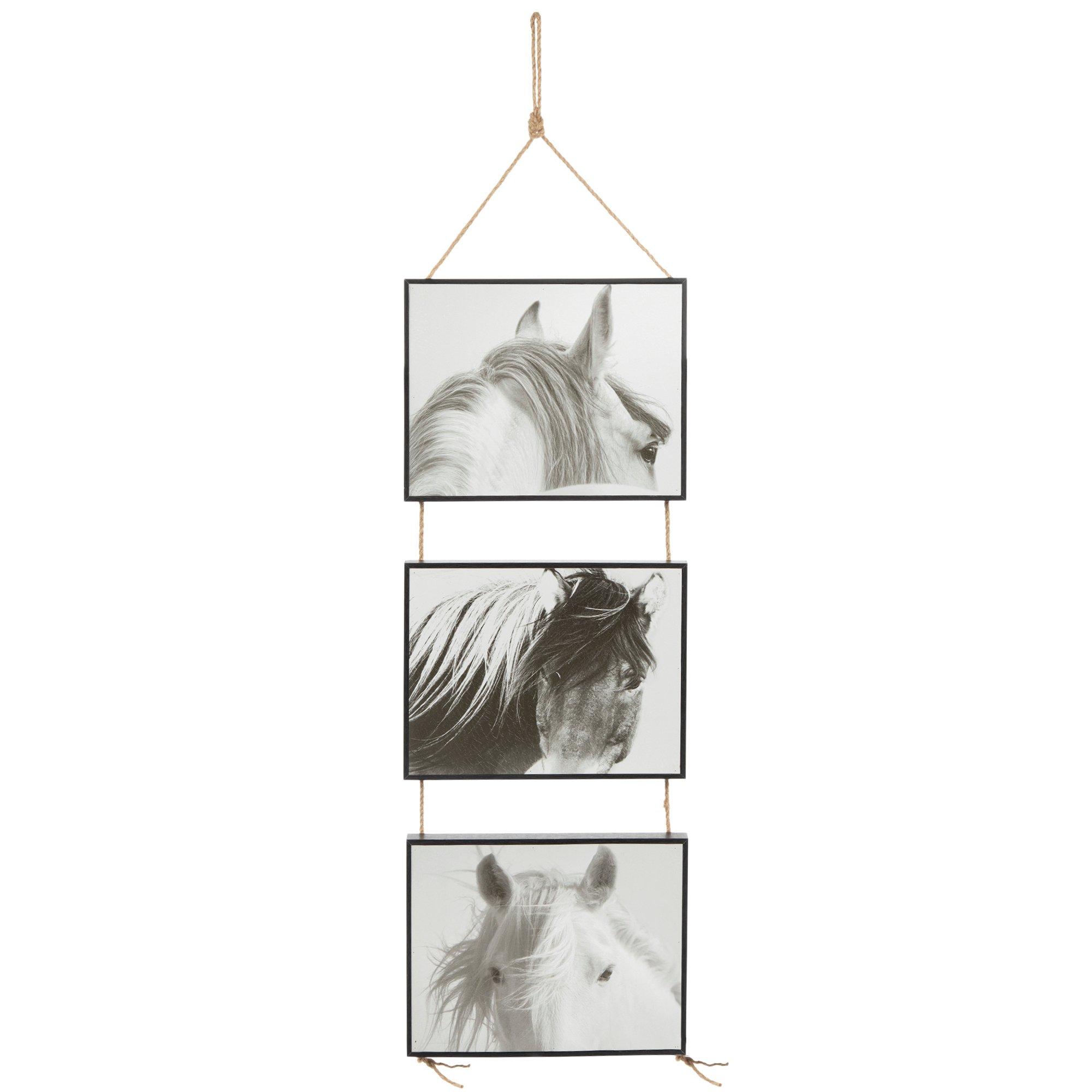 Horse Triptych Wood Wall Decor | Hobby Lobby | 2408995