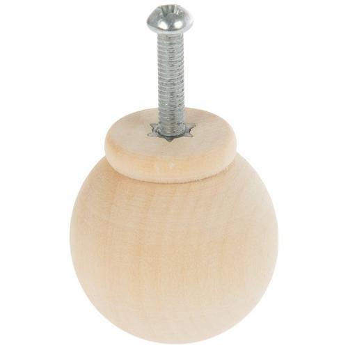 Wood Ball Knobs - Large