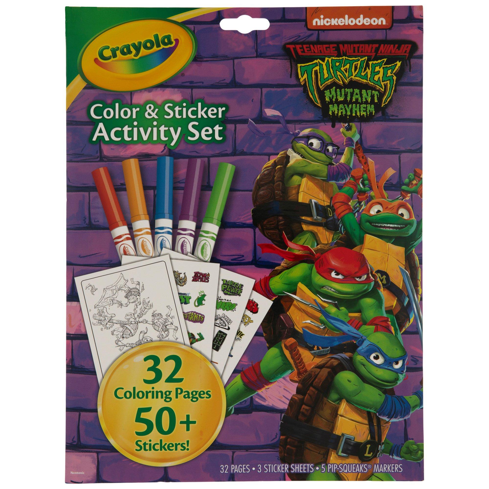 Teenage Mutant Ninja Turtles Color & Sticker Activity Set | Hobby Lobby ...