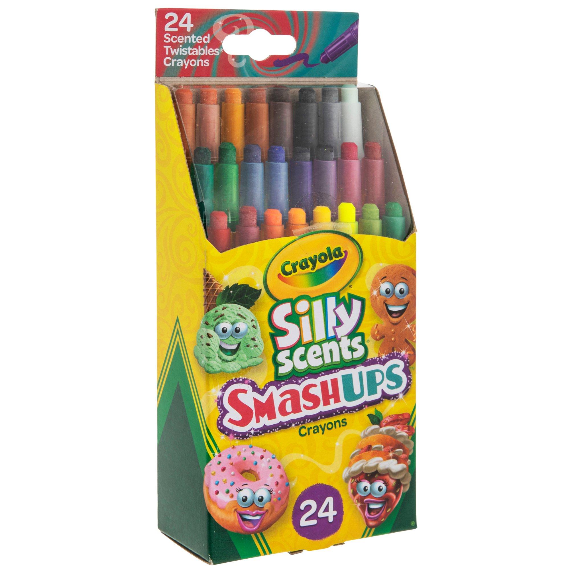 Crayola Silly Scents Smashups Twist Crayons - 24 Piece Set | Hobby ...