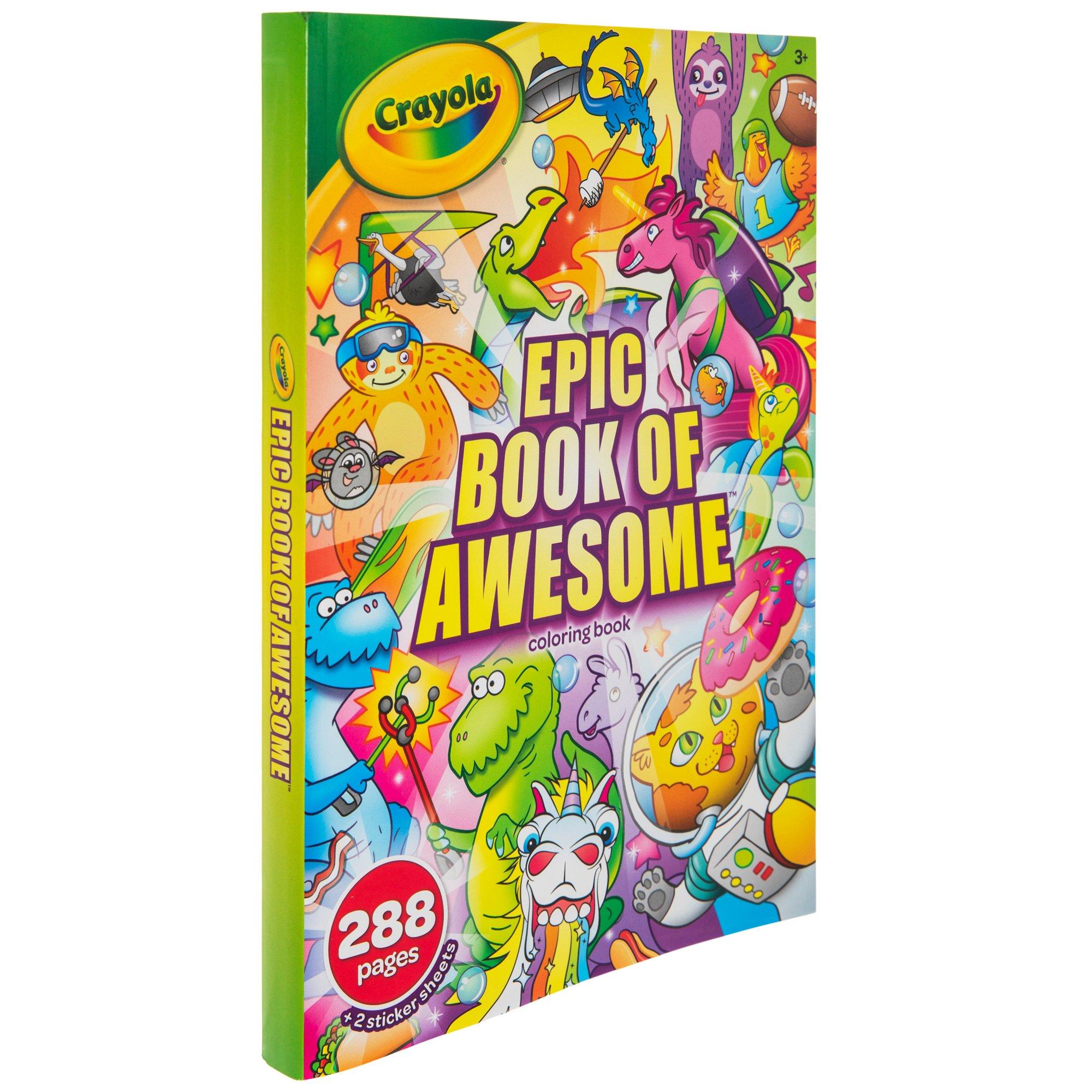 Crayola Epic Book Of Awesome Coloring Book Hobby Lobby 2409670