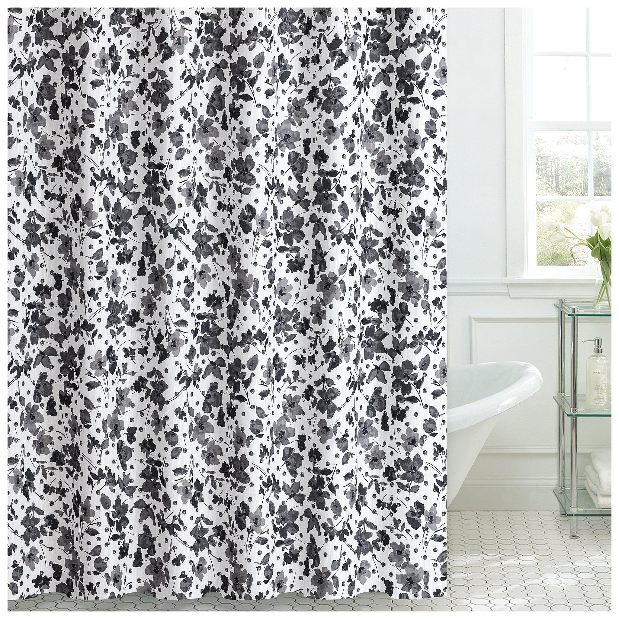 Black Floral Shower Curtain Hobby Lobby 2409951