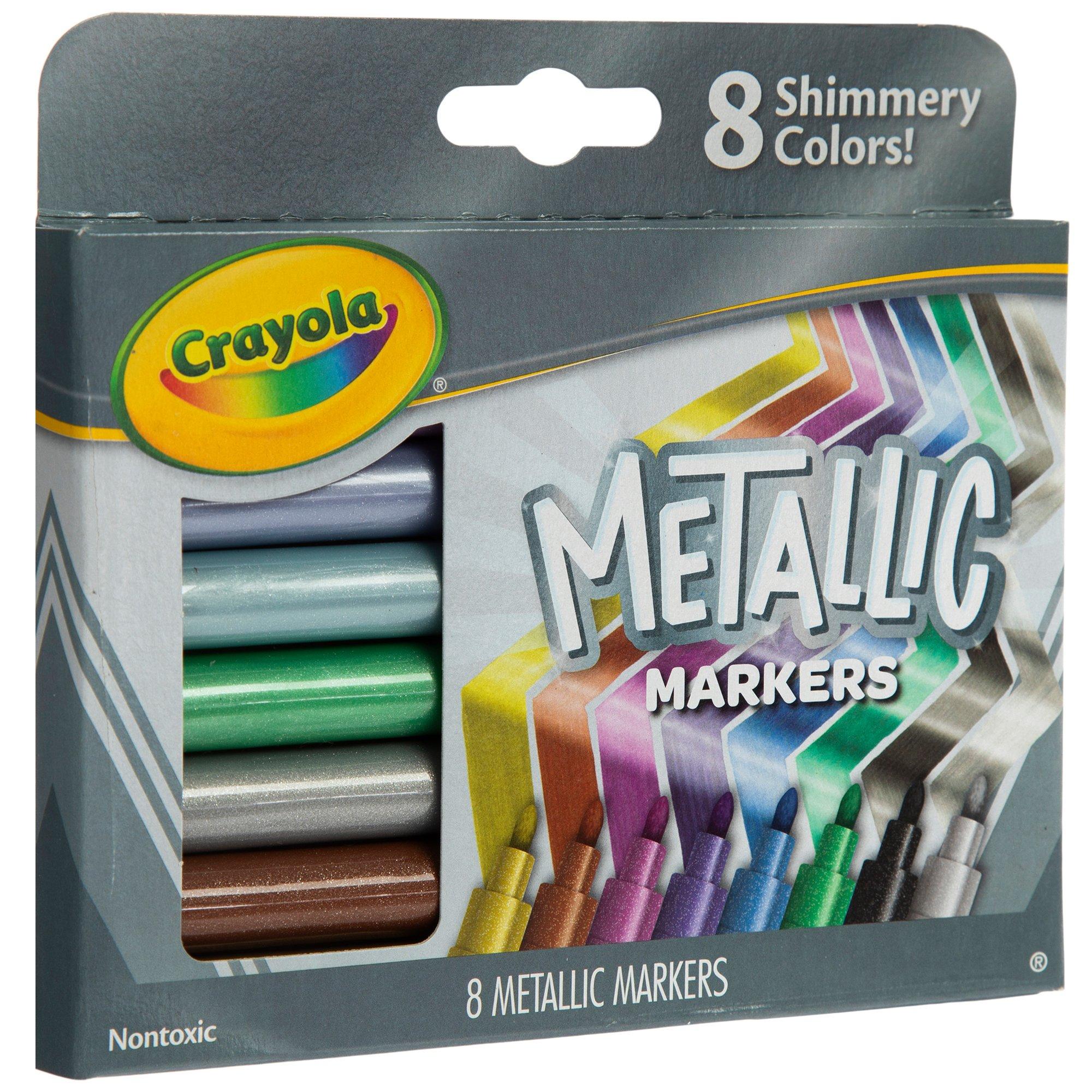 Crayola Metallic Markers - 8 Piece Set | Hobby Lobby | 2410116