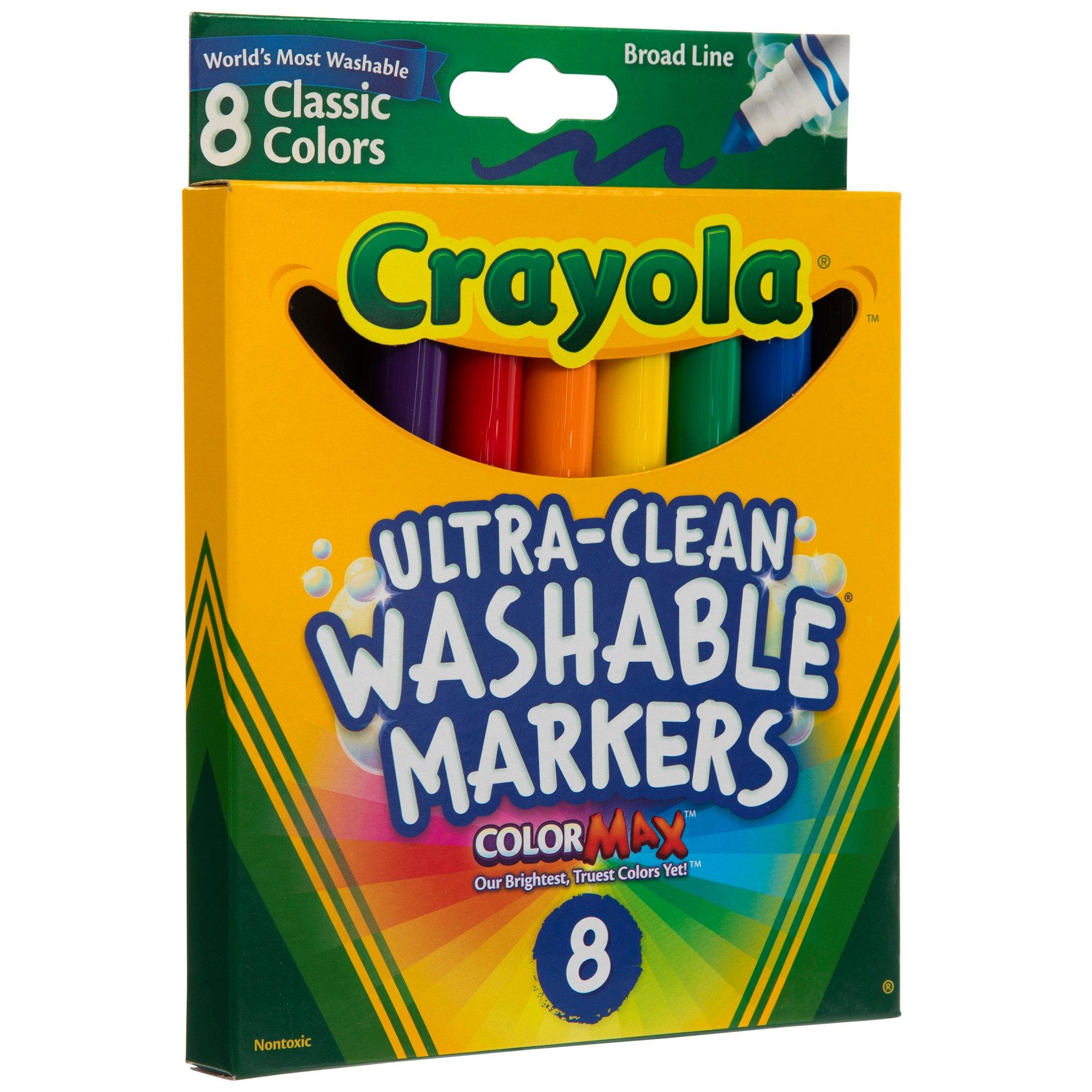 Crayola Classic Broad Line Washable Markers - 8 Piece Set | Hobby Lobby ...