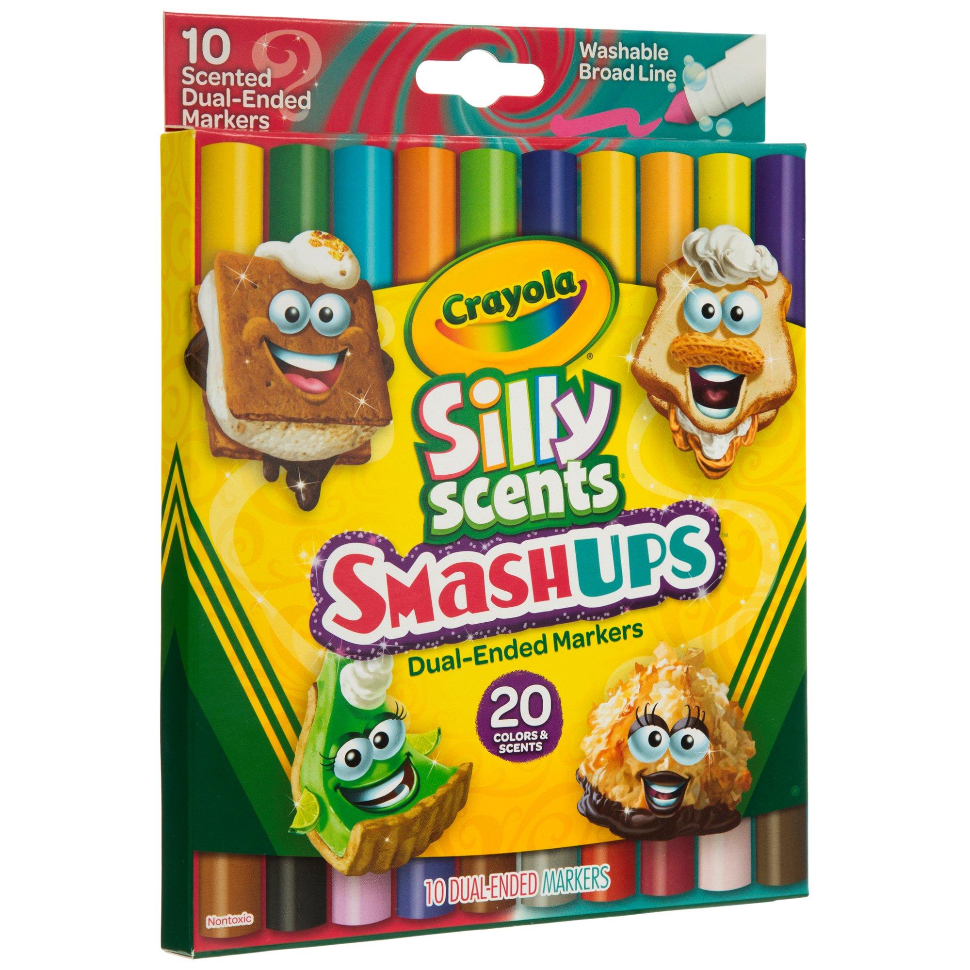 Crayola Silly Scents Smashups Dual Tip Markers - 10 Piece Set | Hobby ...