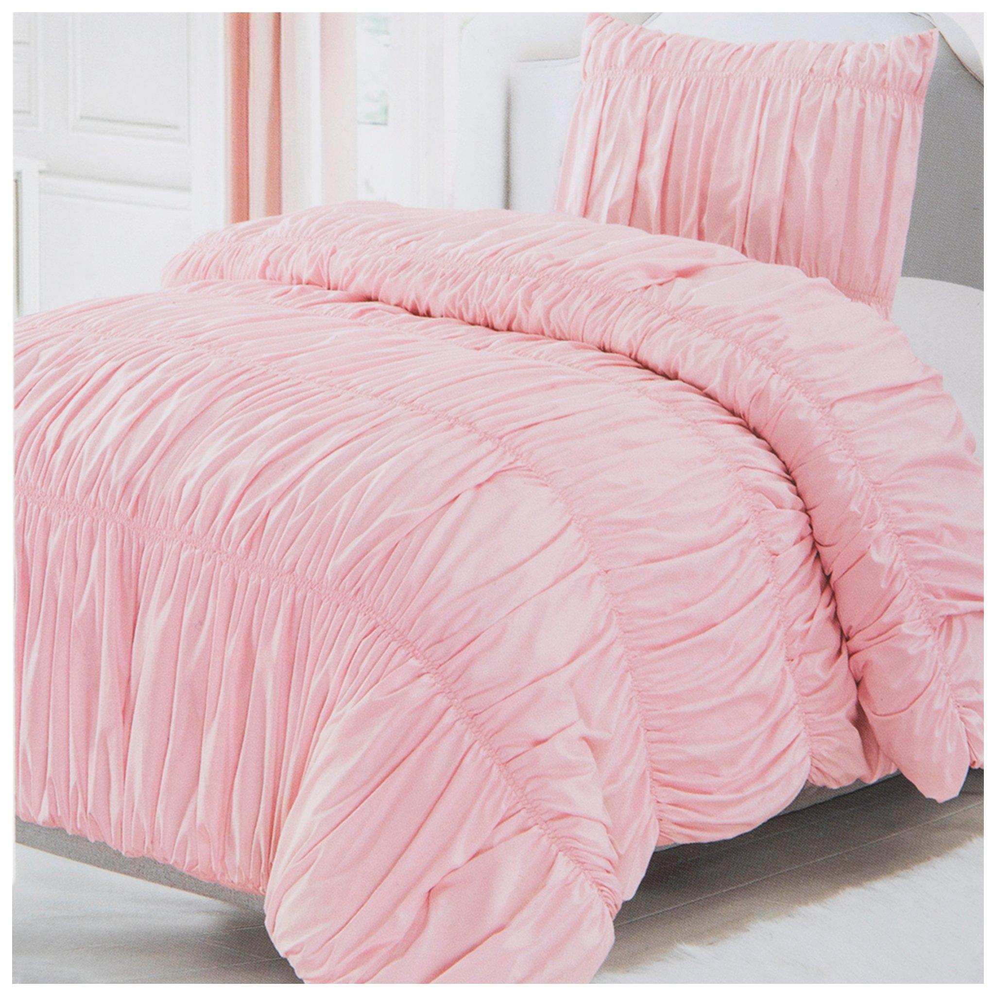 Ruched Twin XL Comforter & Pillow Sham Hobby Lobby 2410918