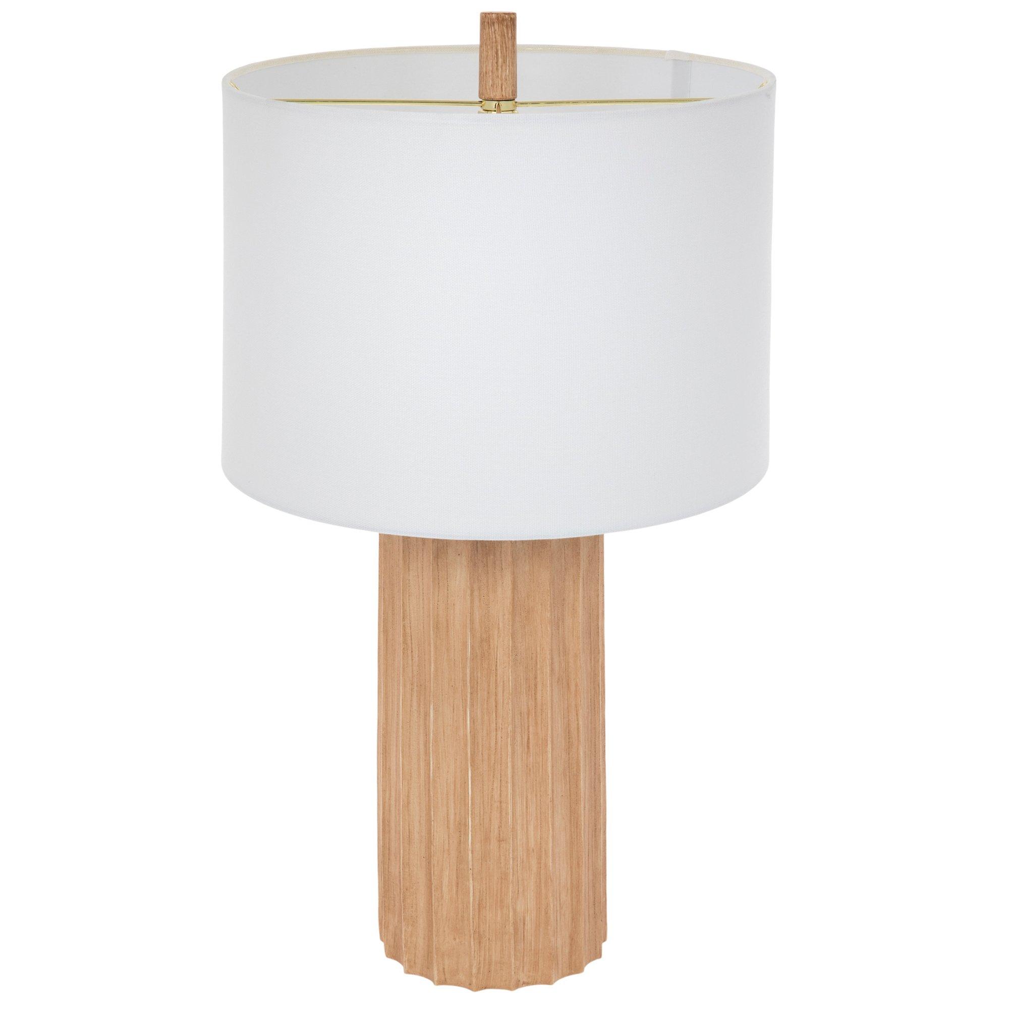 Fluted Wood Table Lamp | Hobby Lobby | 2411361