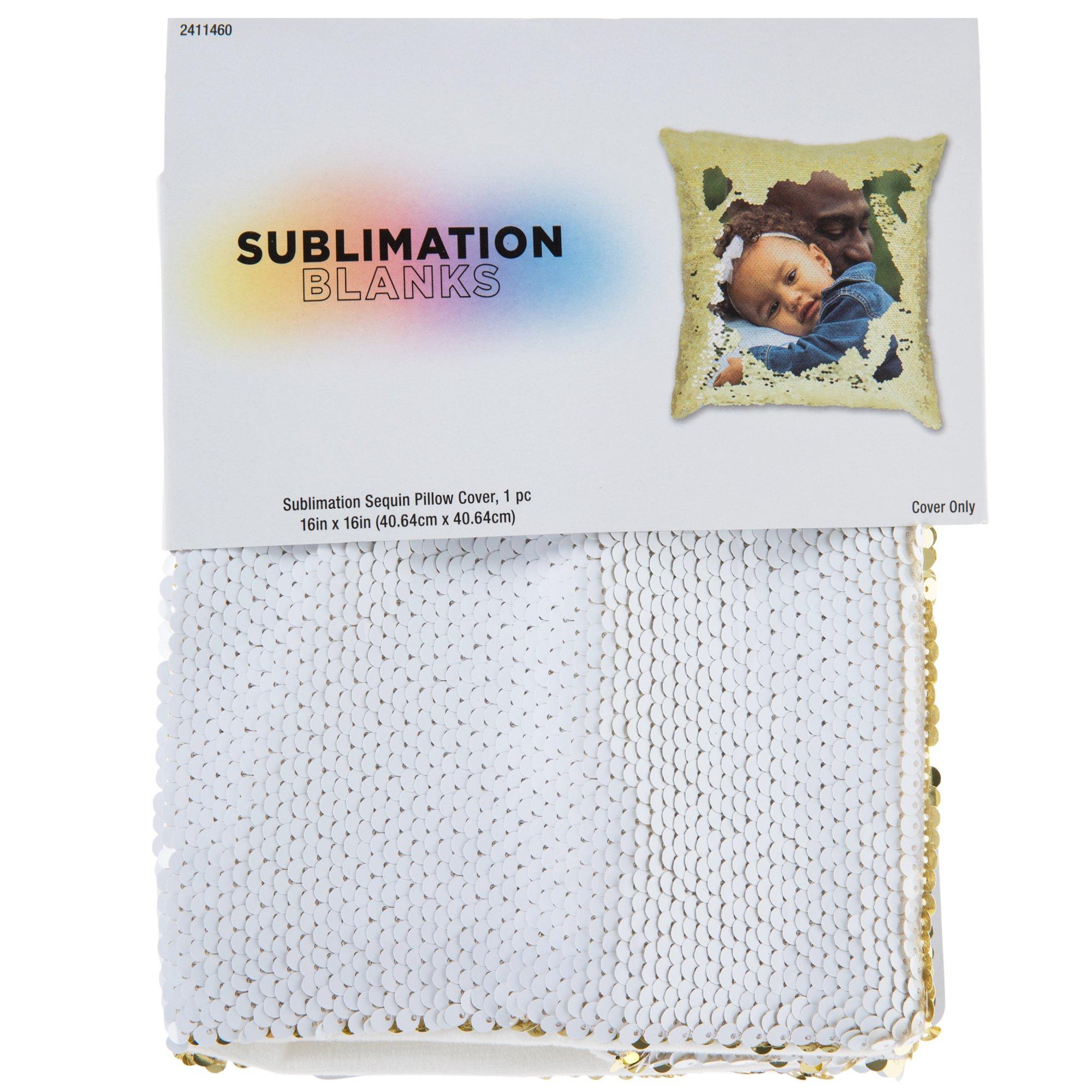 Sequin sublimation pillow cover hobby lobby 2411460