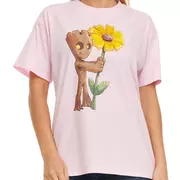 Groot With Sunflower Adult T-Shirt