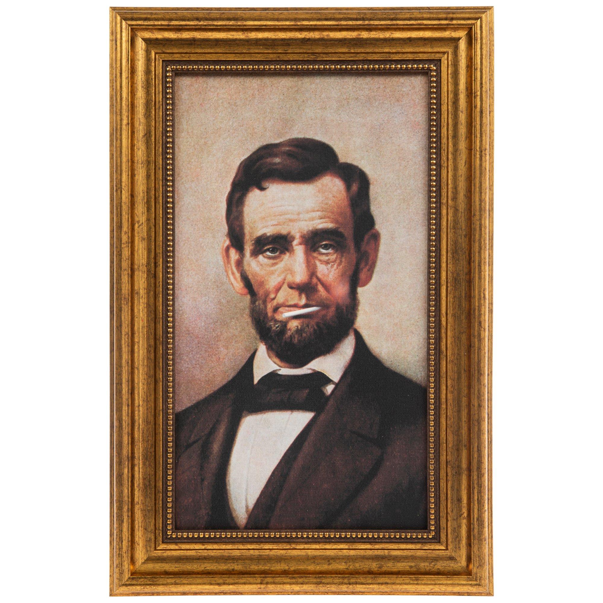 Lollipop Lincoln Framed Canvas Wall Decor Hobby Lobby 2414944