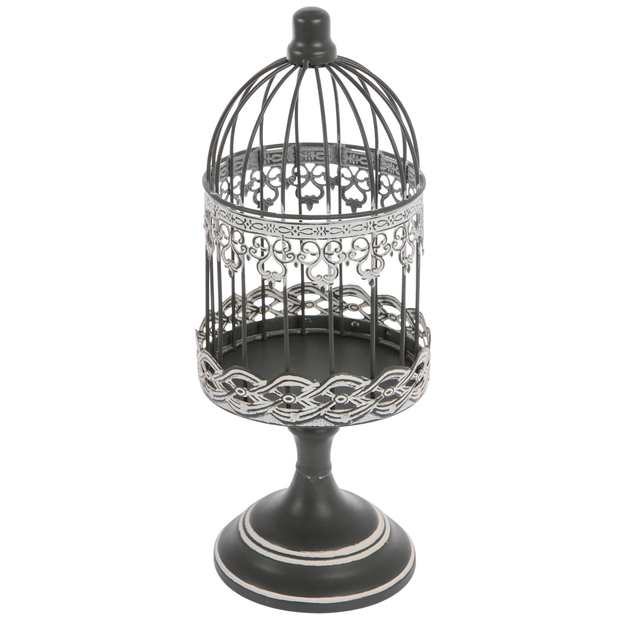 Rustic Metal Bird Cage Style Holder – Lillian Elsie Home