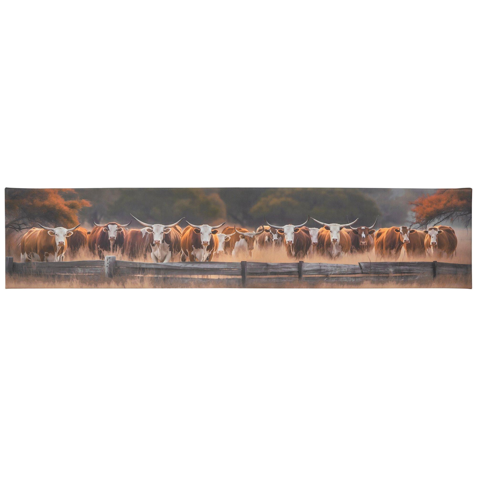 Longhorn Steer Canvas Wall Decor Hobby Lobby 2415925