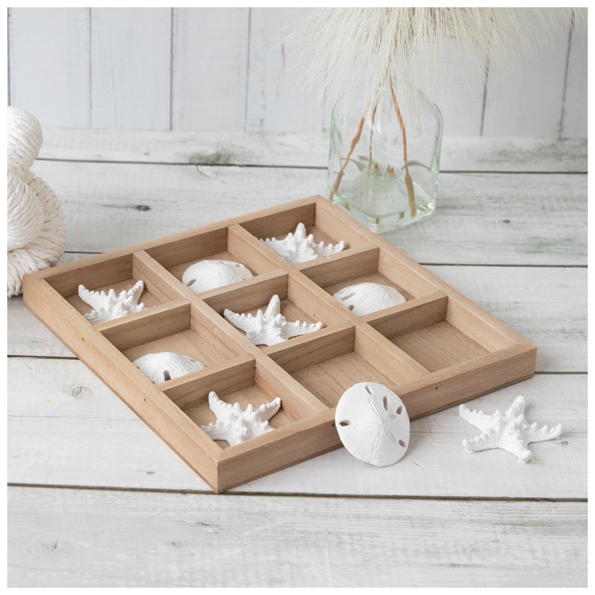 Coastal Wood Tic-Tac-Toe Board | Hobby Lobby | 2416360