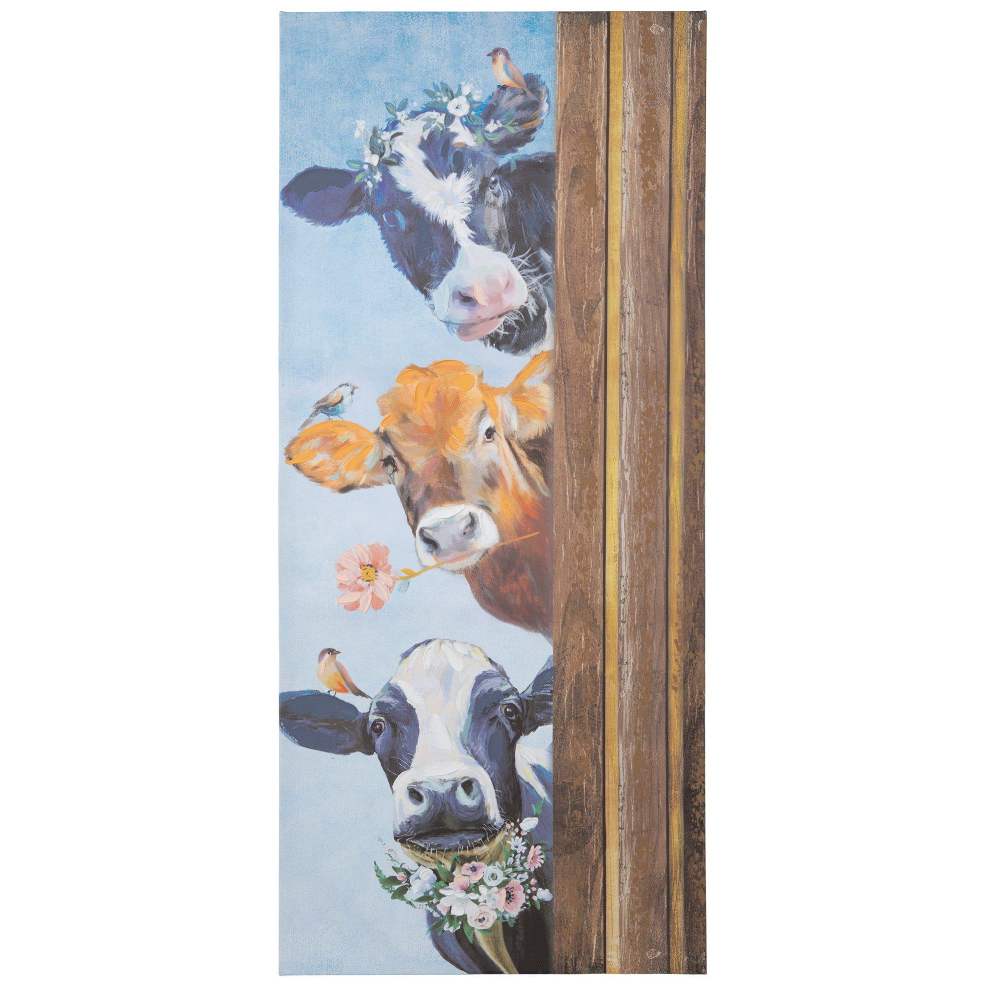 Vertical Cows Canvas Wall Decor Hobby Lobby 2417244
