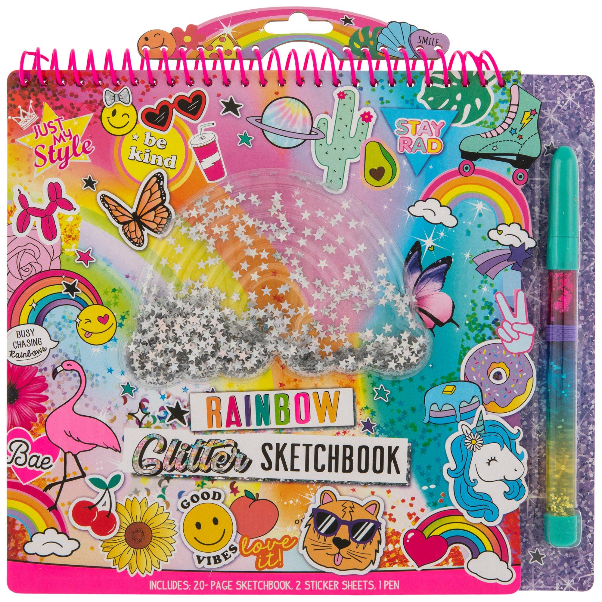 Rainbow Glitter Sketchbook Hobby Lobby 2418077