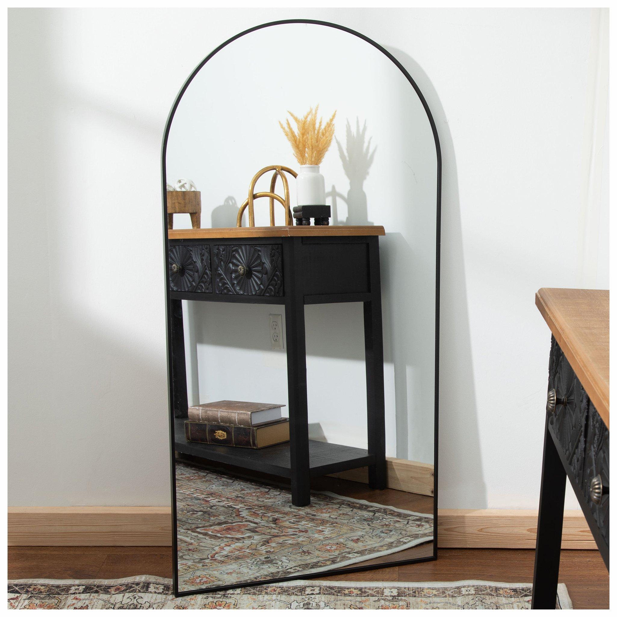 Matte Black Arched Metal Wall Mirror Hobby Lobby 2418499