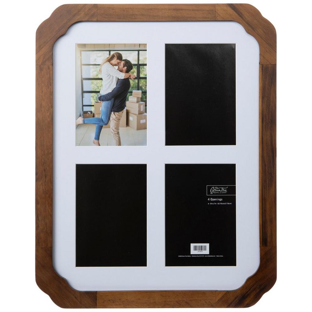 Scalloped Wood Collage Wall Frame