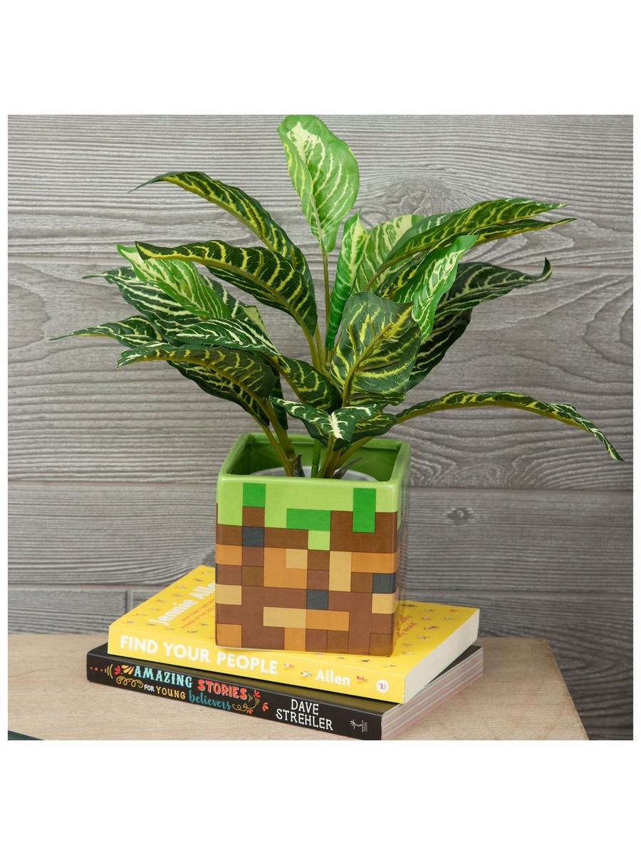 Minecraft Dirt Block Flower Pot | Hobby Lobby | 2419570