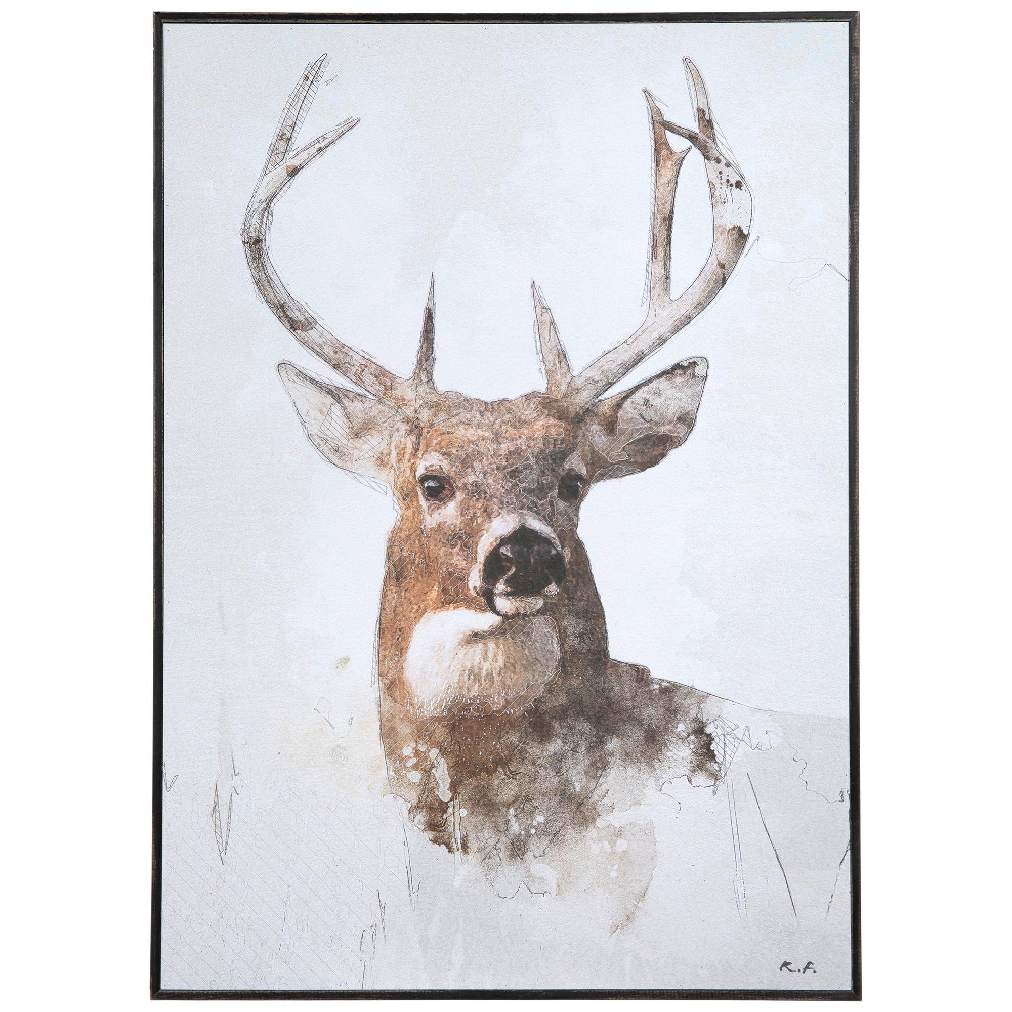 Rustic Deer Wood Wall Art | Hobby Lobby | 2419737