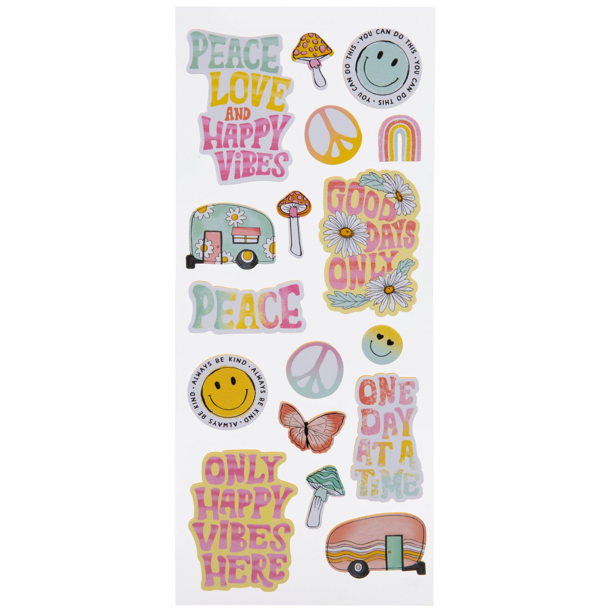 Retro Vibes Pastel 3D Stickers | Hobby Lobby | 2420917