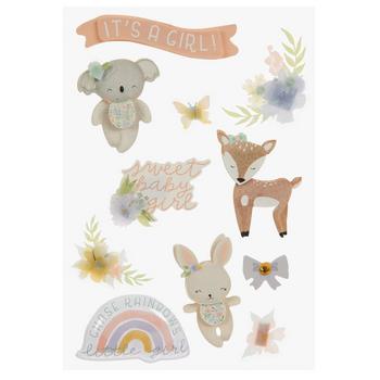Sweet Baby Girl 3D Stickers