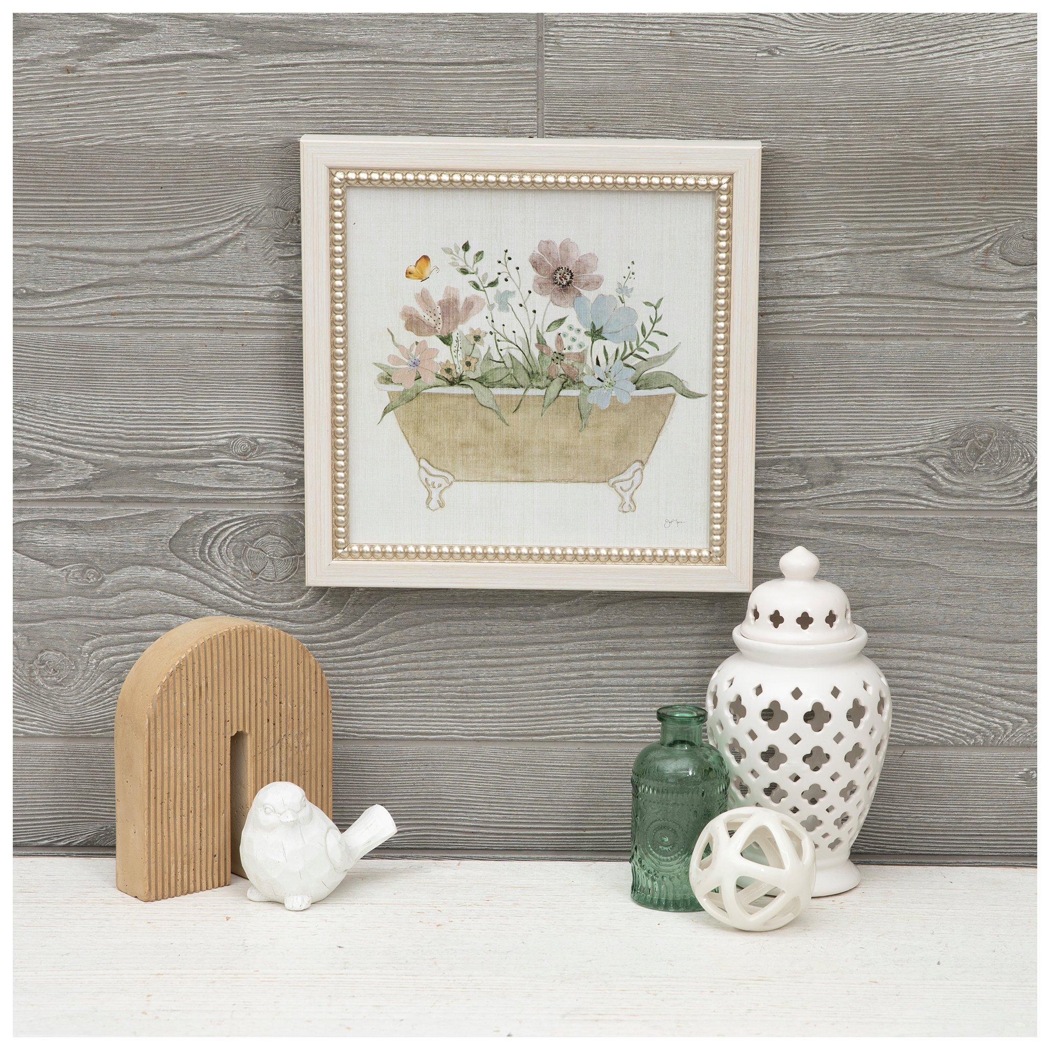 Floral Bathtub Wood Wall Decor | Hobby Lobby | 2421543
