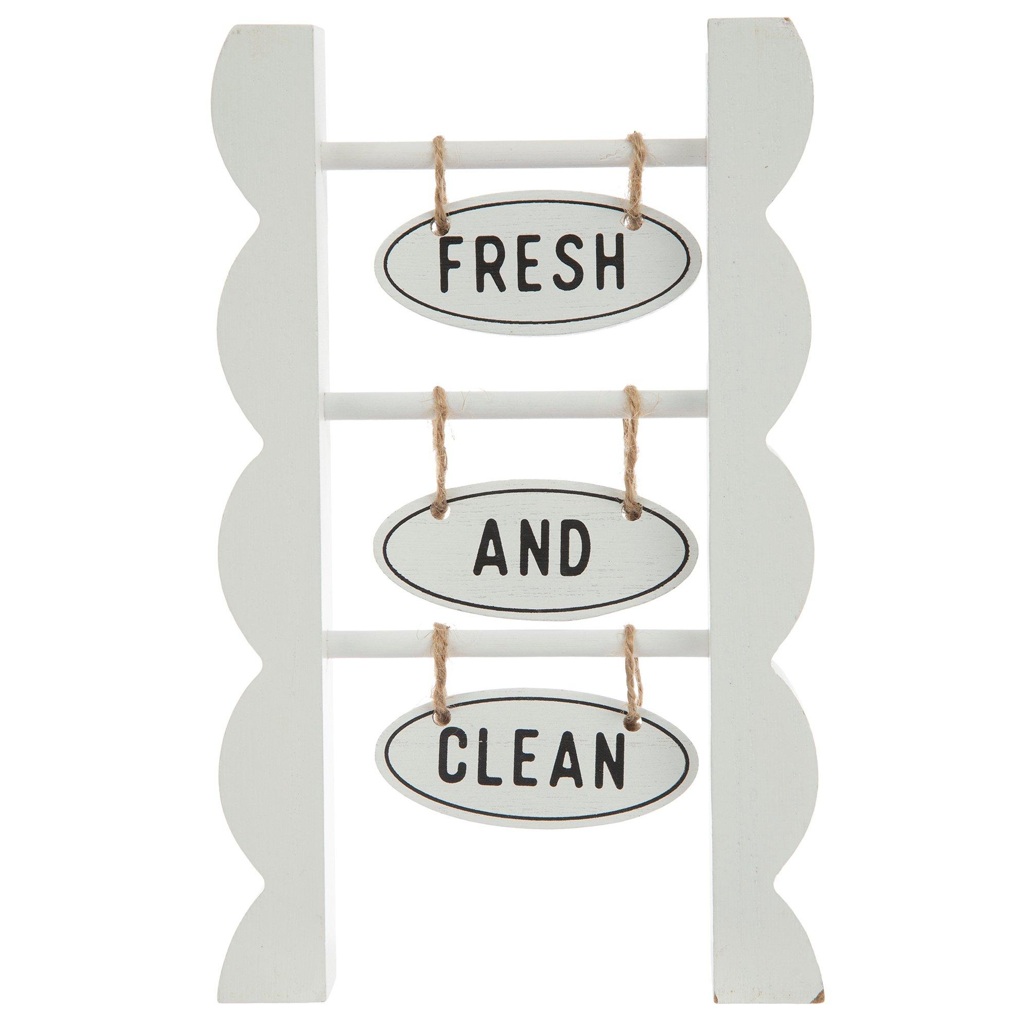 Fresh & Clean Wood Decorative Ladder Hobby Lobby 2421675