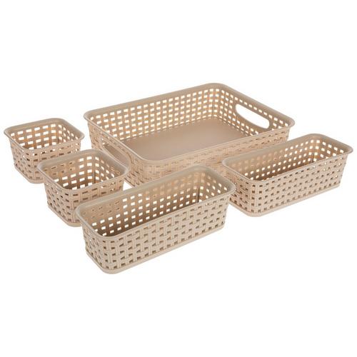 Beige - Storage Bin Set