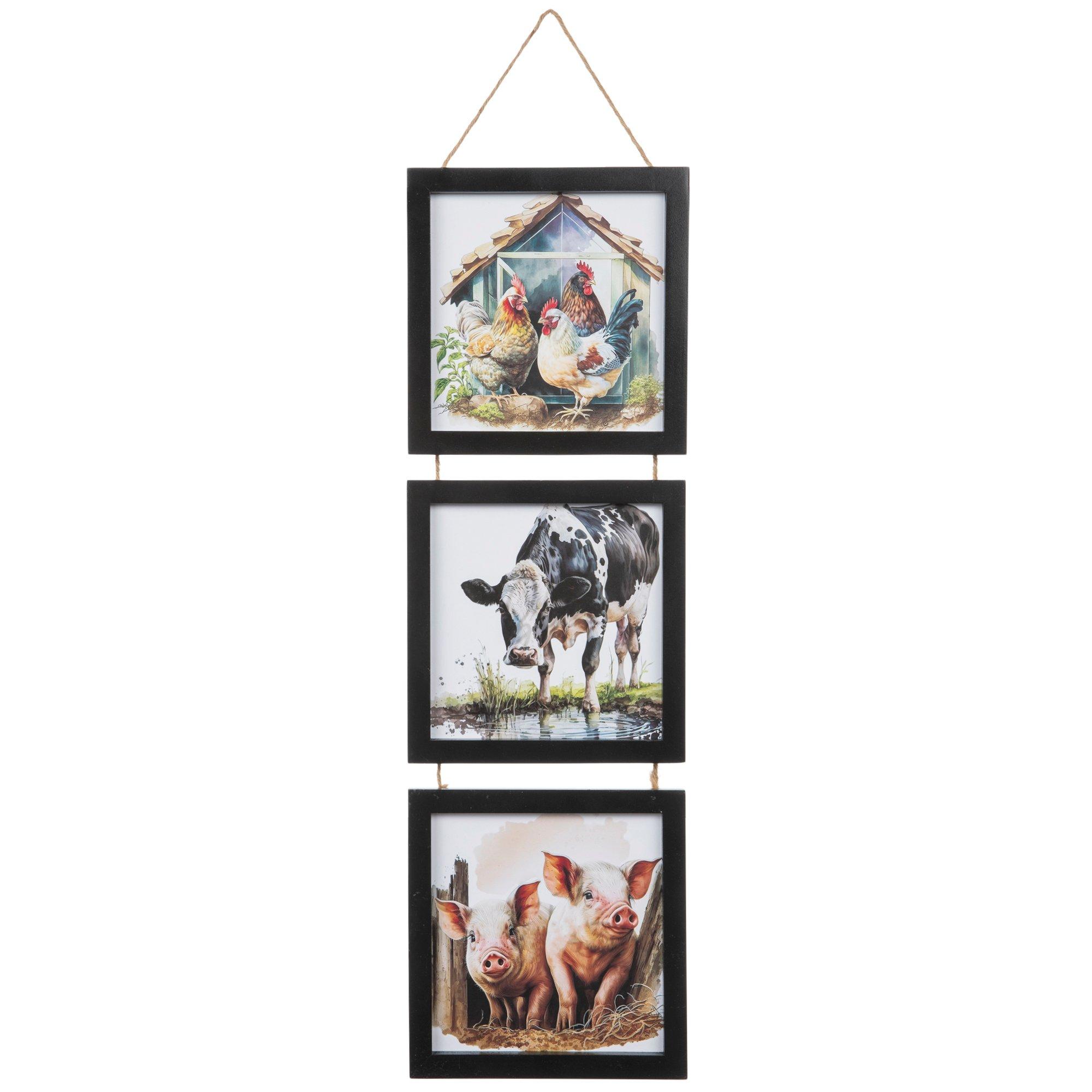 Farm Animals Framed Wall Decor | Hobby Lobby | 2422848