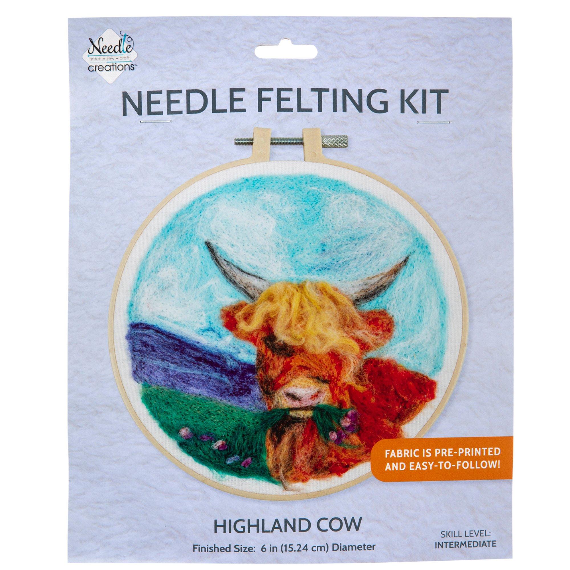 Highland Cow Needle Felting Kit Hobby Lobby 2423887