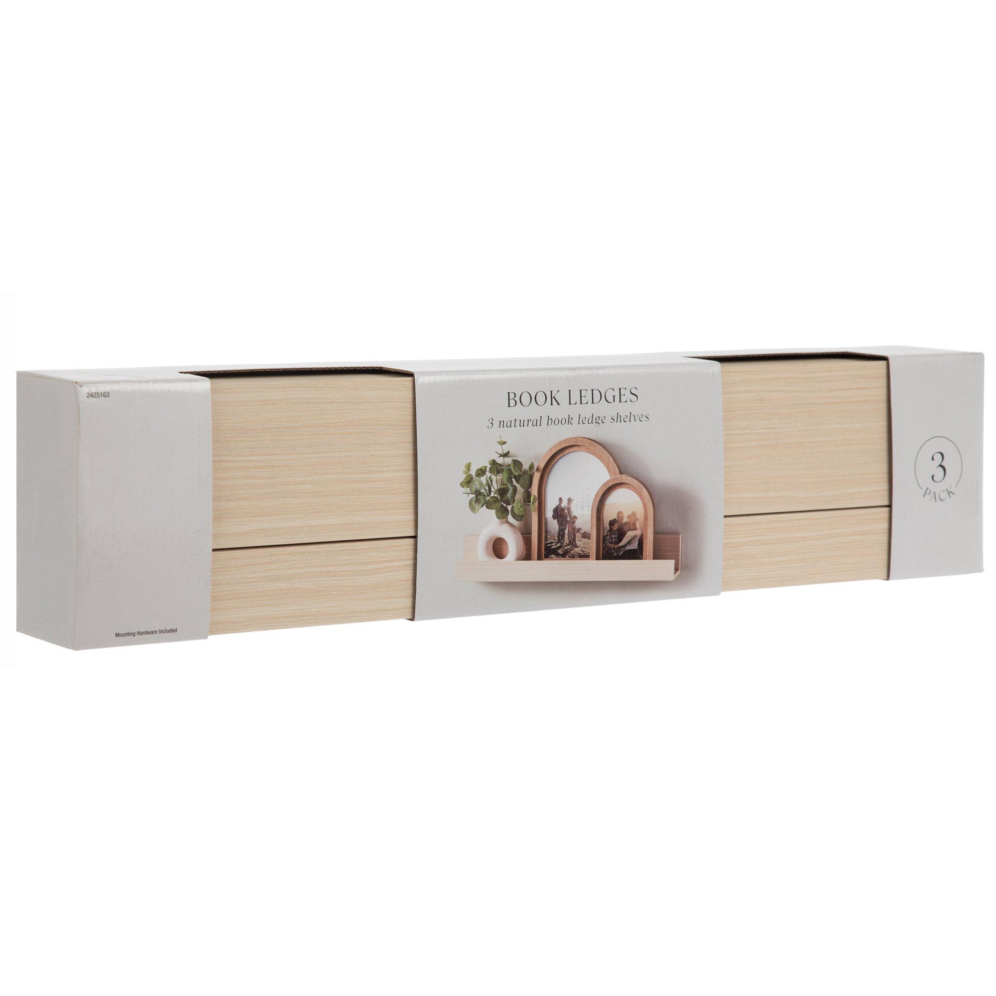 Book Ledge Wood Wall Shelf Set | Hobby Lobby | 2425163