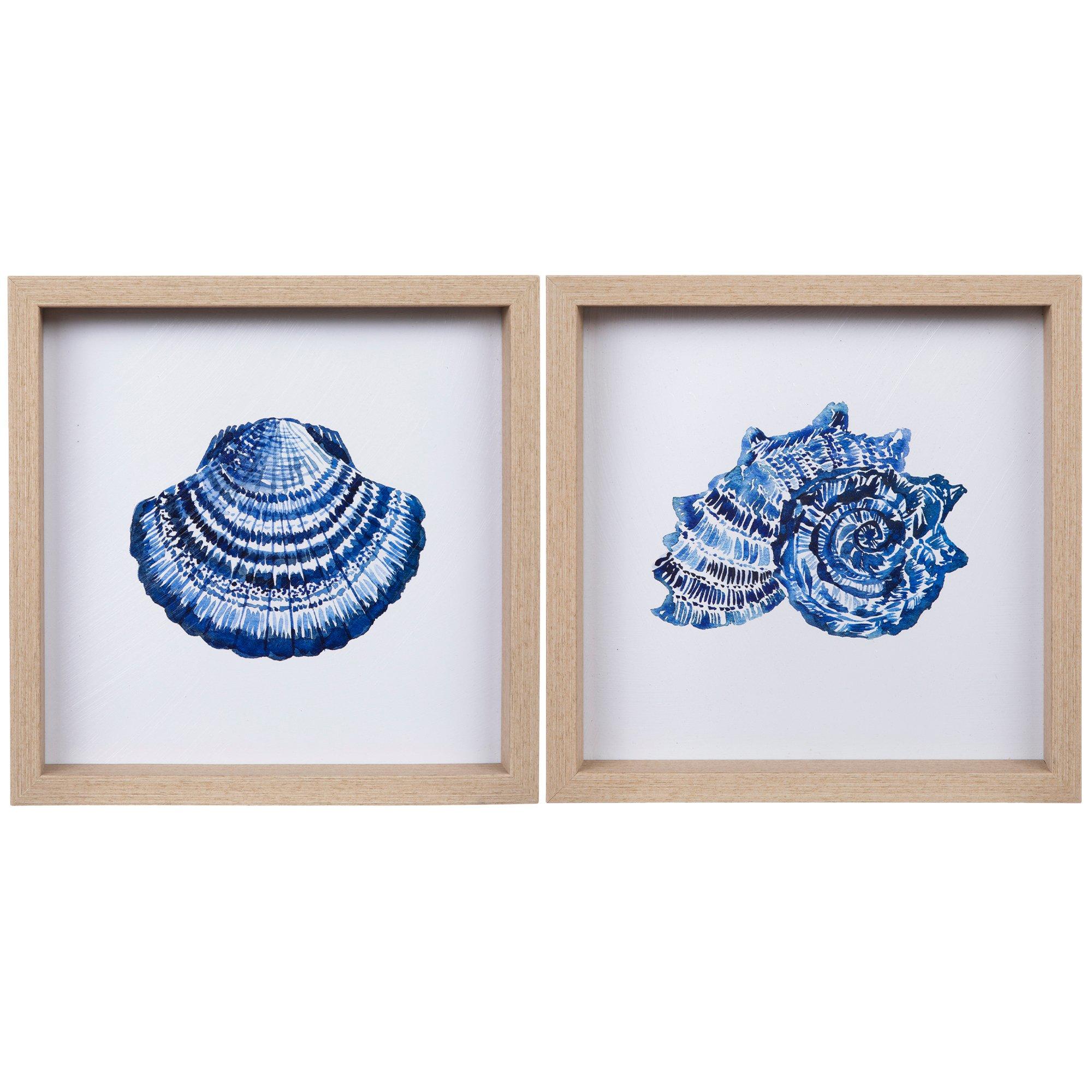 Blue Coastal Shells Wall Decor Set Hobby Lobby 2425429
